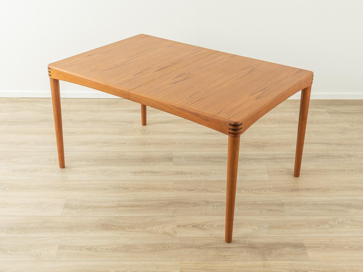 Dining Table Bramin 1960s Teak H.W.Klein In Good Condition In Neuss, NW