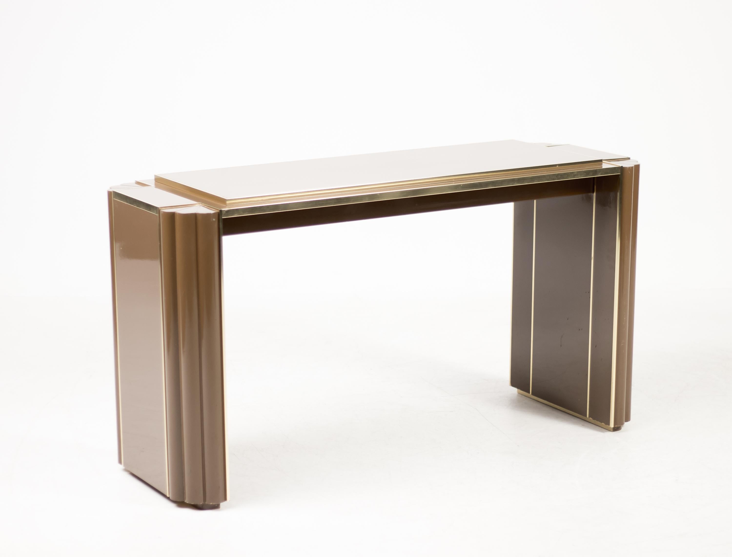 Mid-Century Modern Dining Table by Alain Delon for Maison Jansen