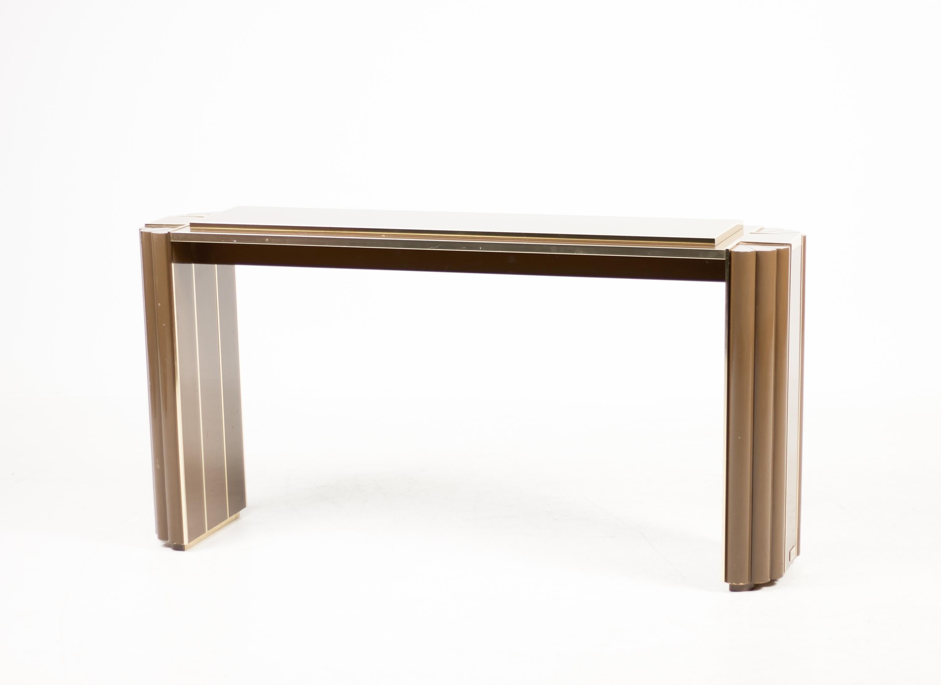 French Dining Table by Alain Delon for Maison Jansen