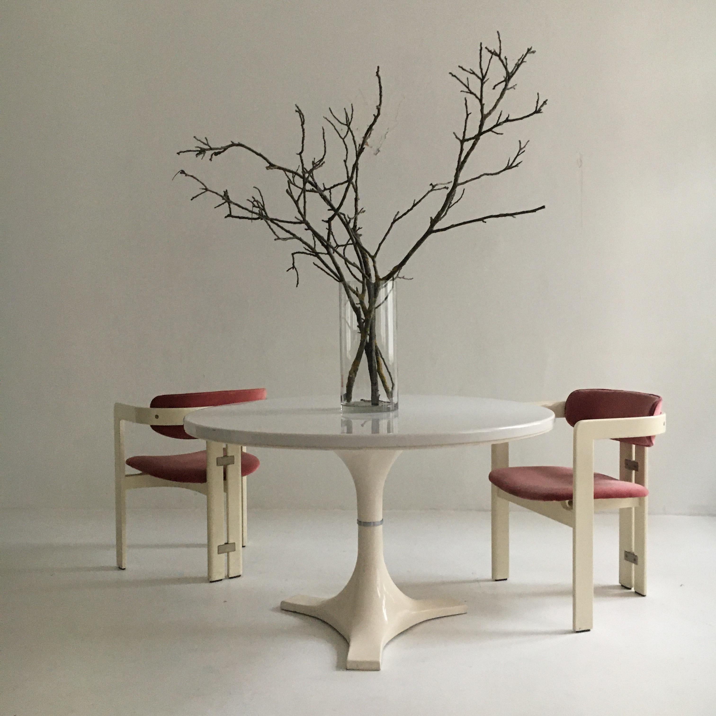 Metal Dining Table by Anna Castelli Ferrieri, Ignazio Gardella for Kartell, Italy 1965 For Sale