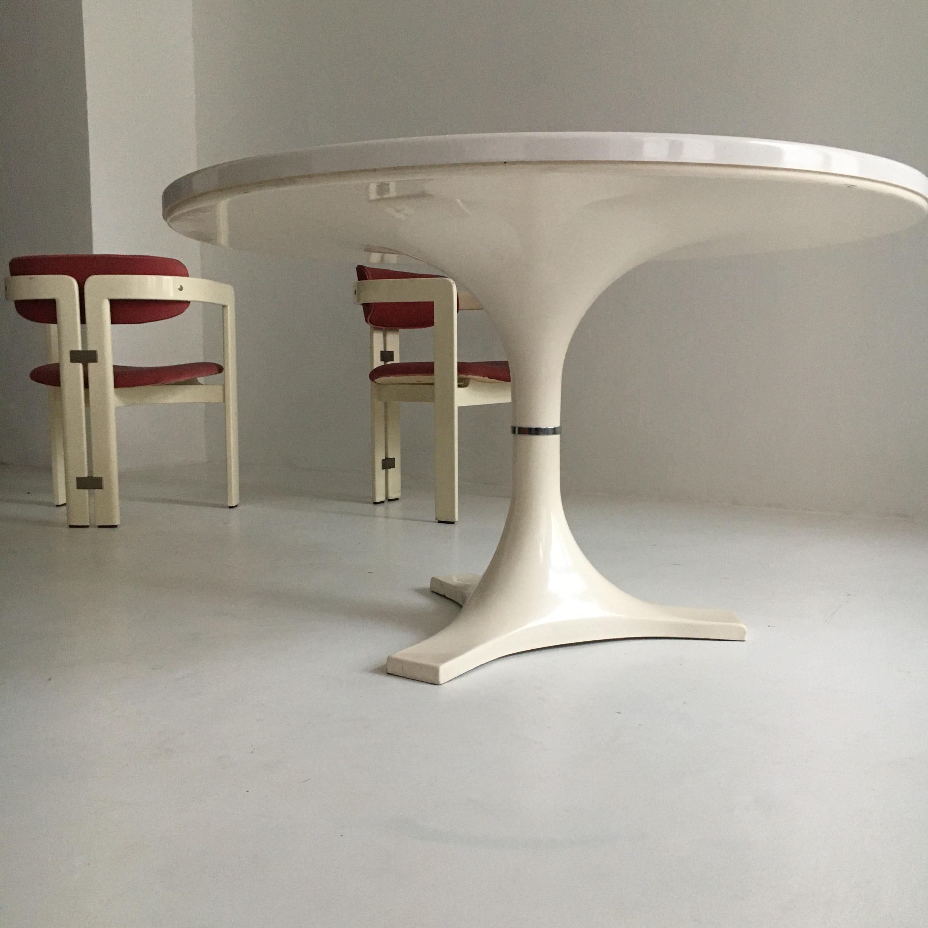 Dining Table by Anna Castelli Ferrieri, Ignazio Gardella for Kartell, Italy 1965 For Sale 2