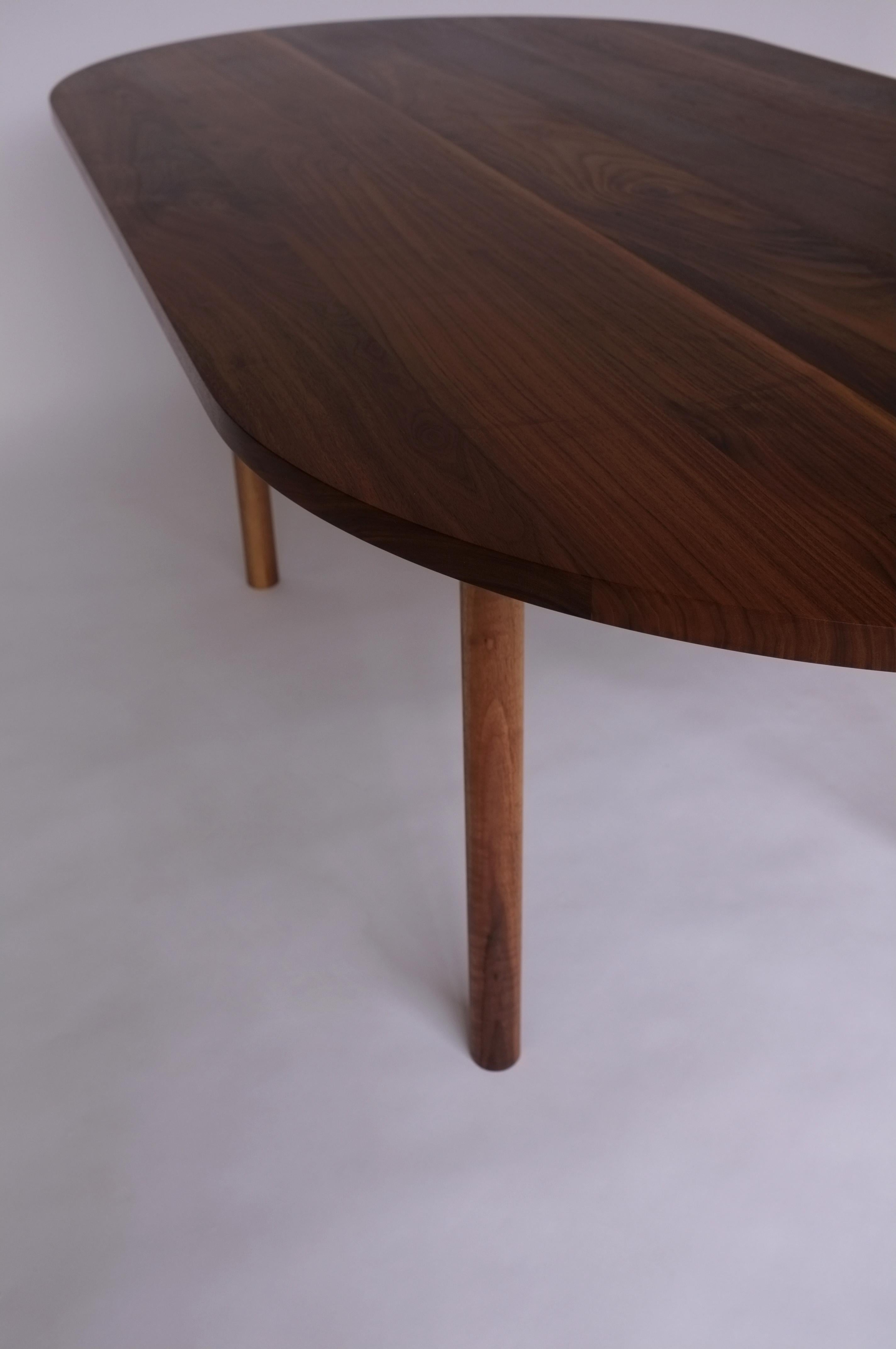 pill shaped dining table