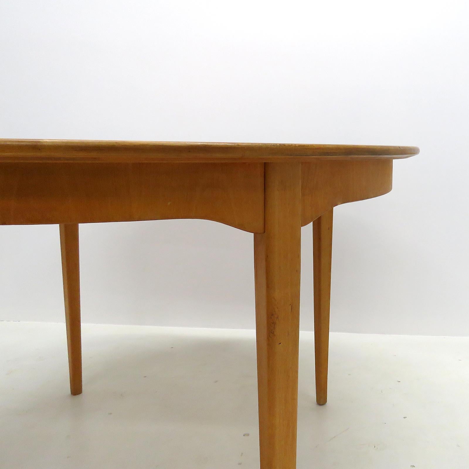 Swedish Dining Table by Carl Malmsten, 1950 For Sale