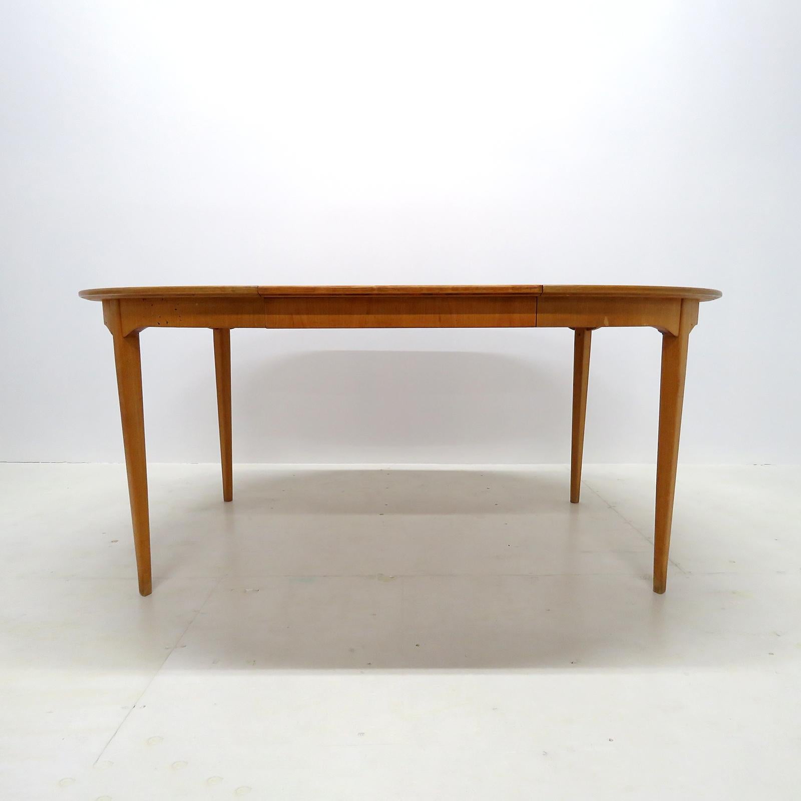 Stained Dining Table by Carl Malmsten, 1950 For Sale