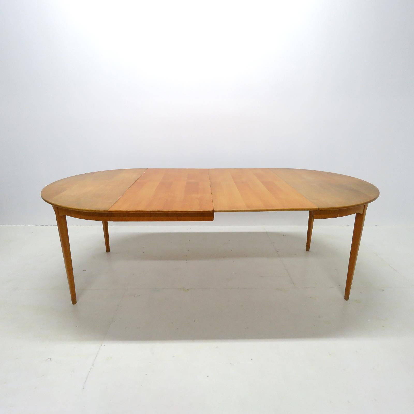 Dining Table by Carl Malmsten, 1950 In Good Condition For Sale In Los Angeles, CA