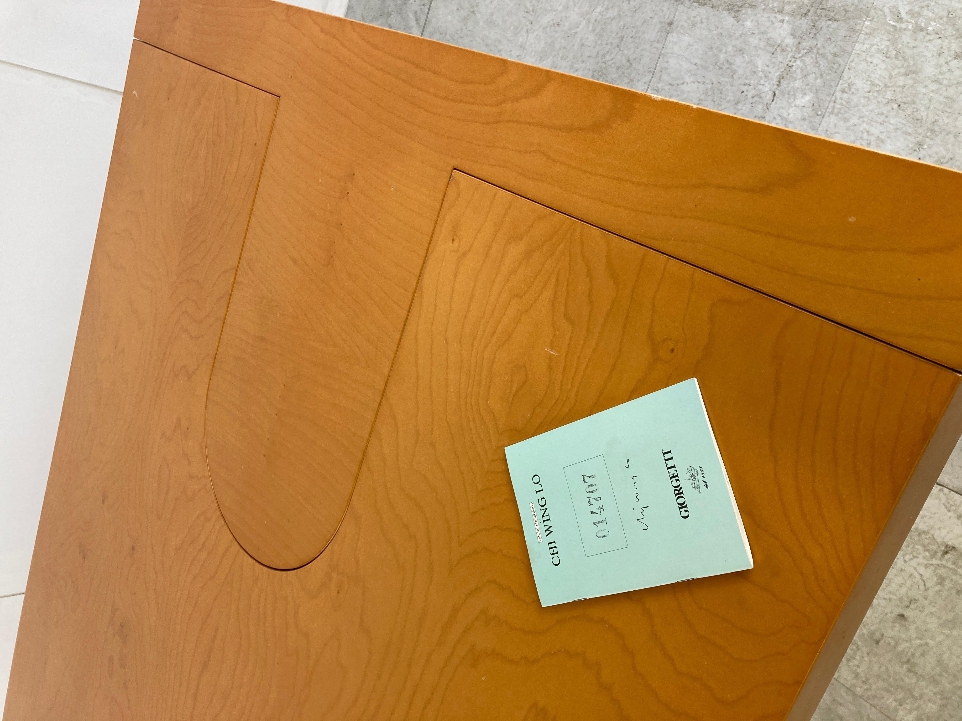 Dining Table by Chi Wing Lo for Giorgetti, 1990s 4