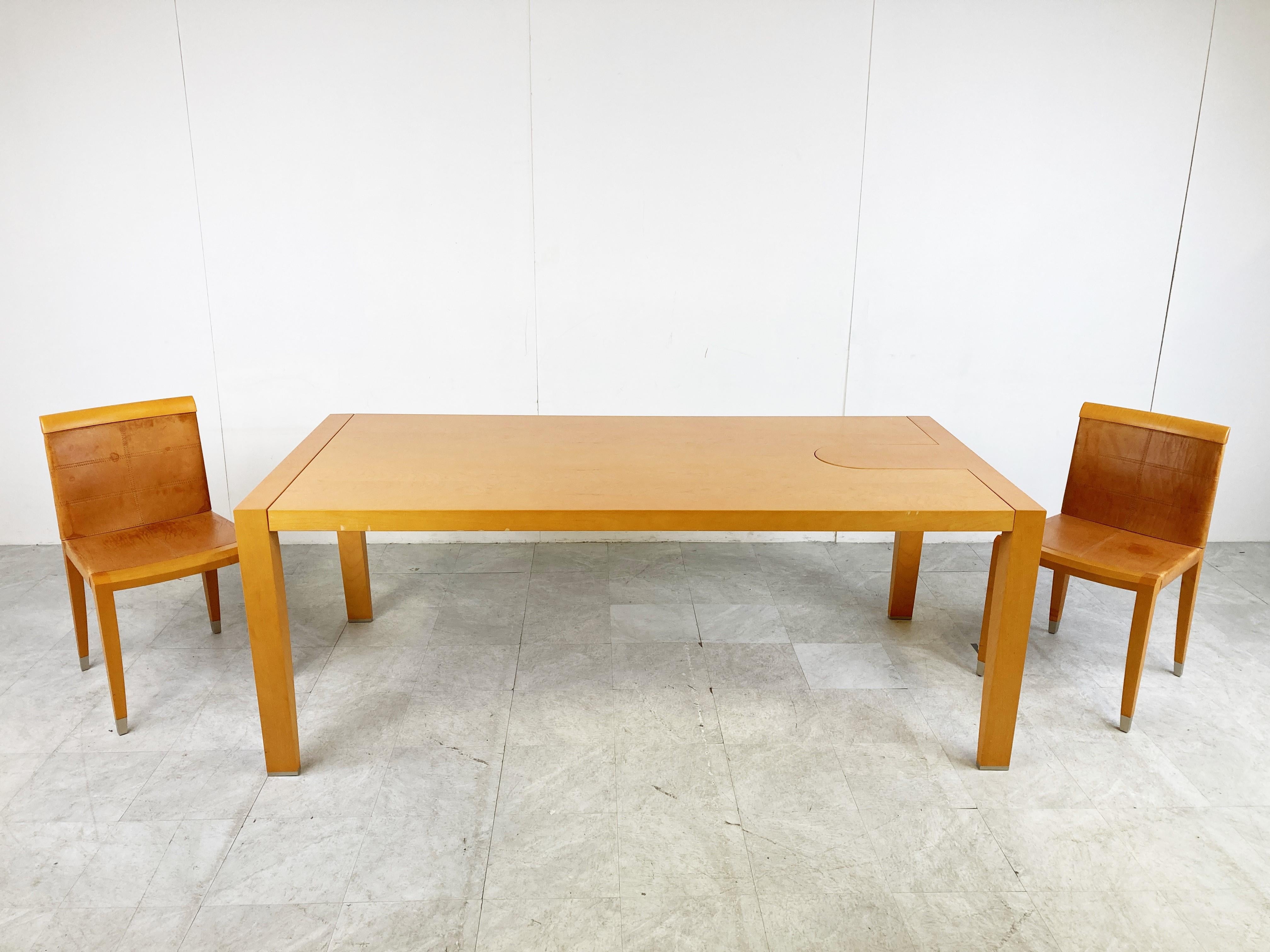 Dining Table by Chi Wing Lo for Giorgetti, 1990s 5
