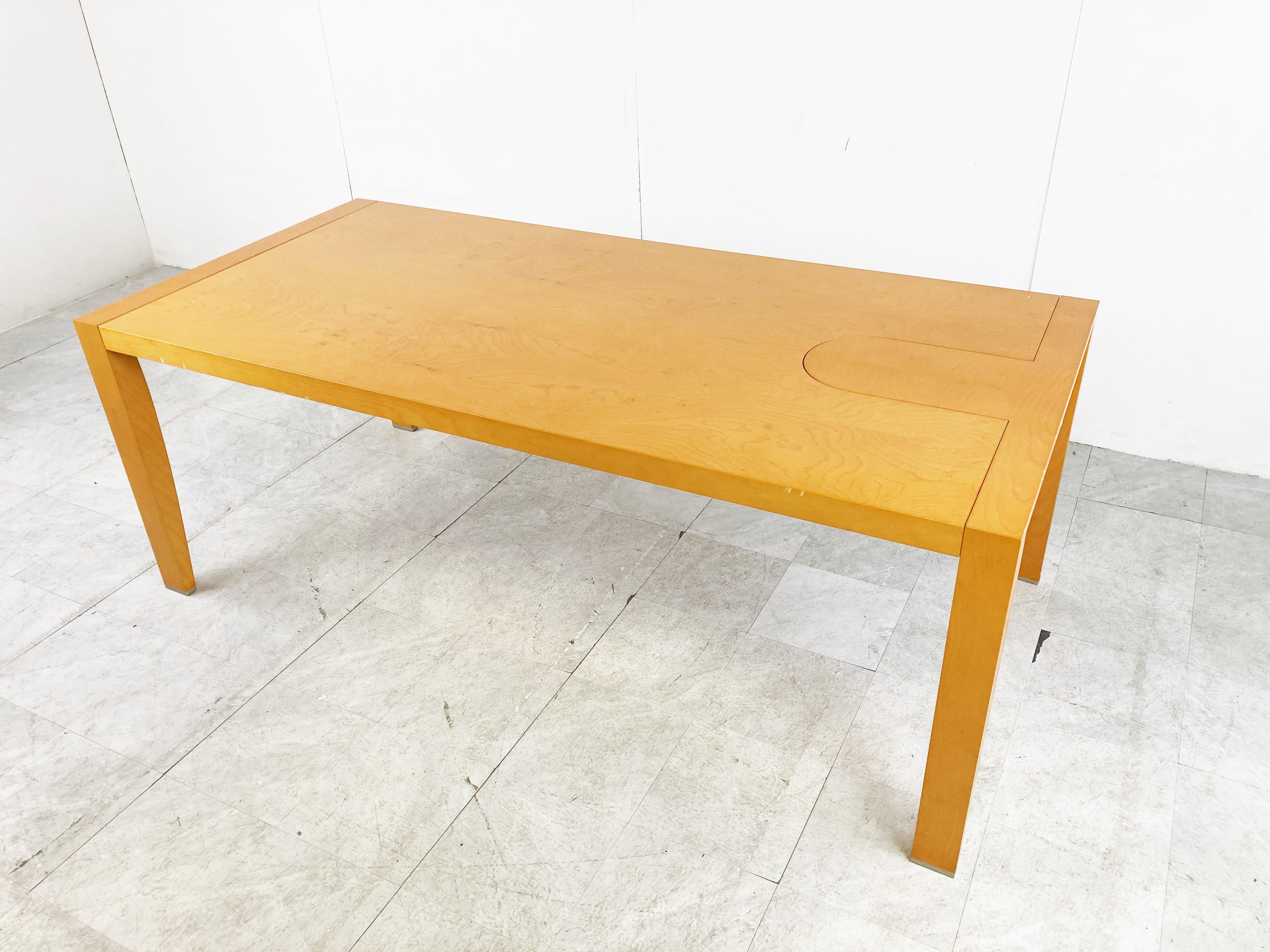 Italian Dining Table by Chi Wing Lo for Giorgetti, 1990s