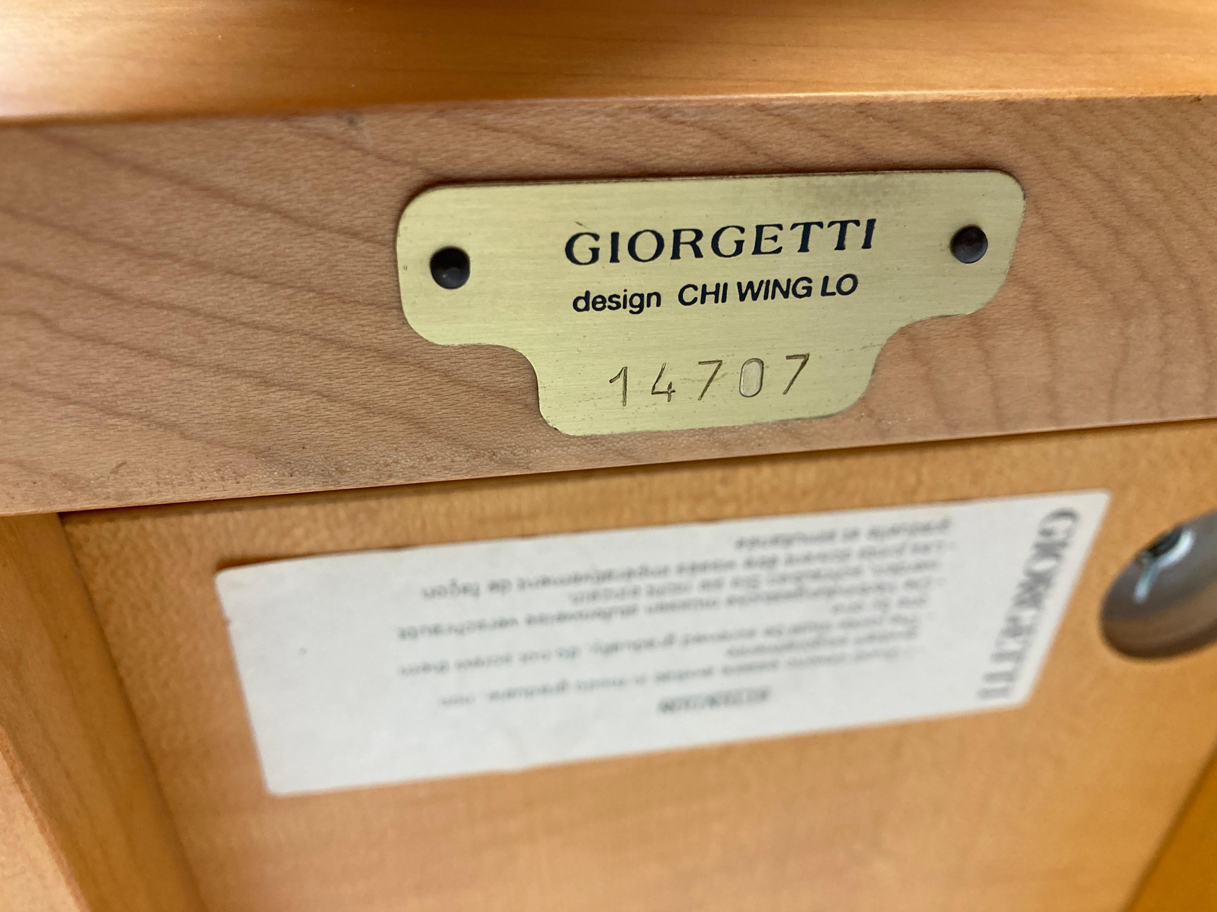 Dining Table by Chi Wing Lo for Giorgetti, 1990s 3