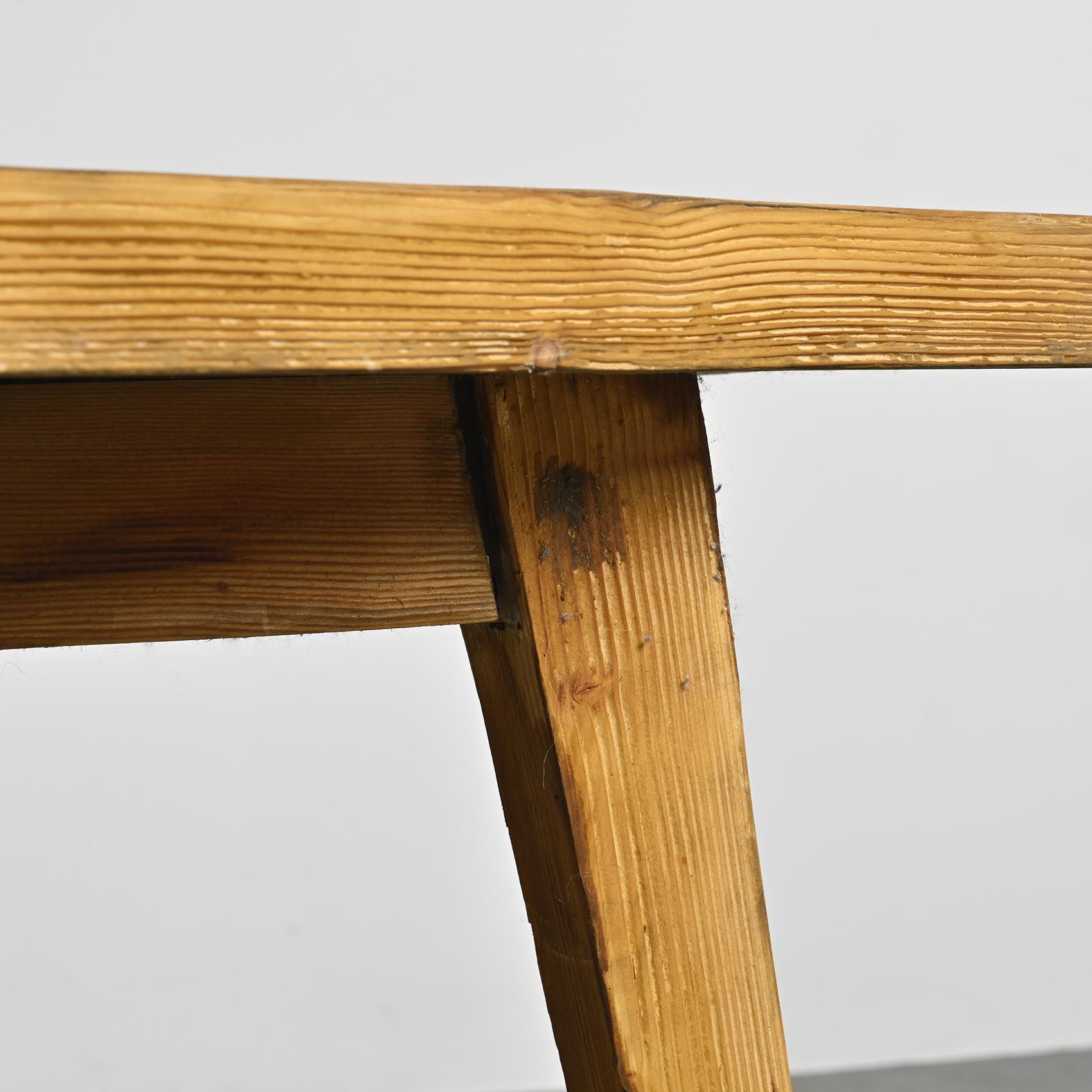 Late 20th Century Dining table by Christian Durupt, circa 1970 For Sale