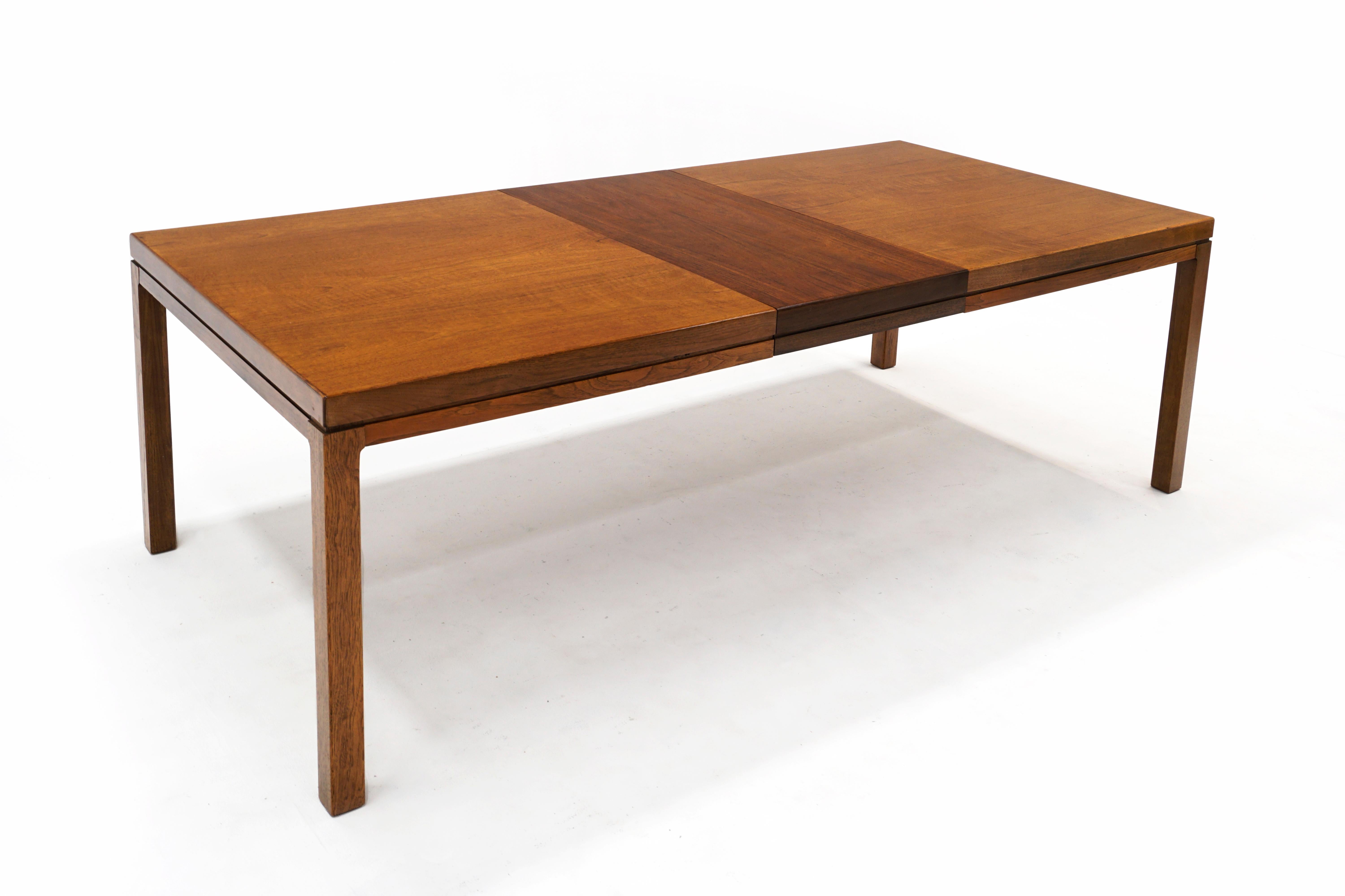 Dining Table by Edward Wormley for Dunbar, Rectangular Bleached Mahogany For Sale 1