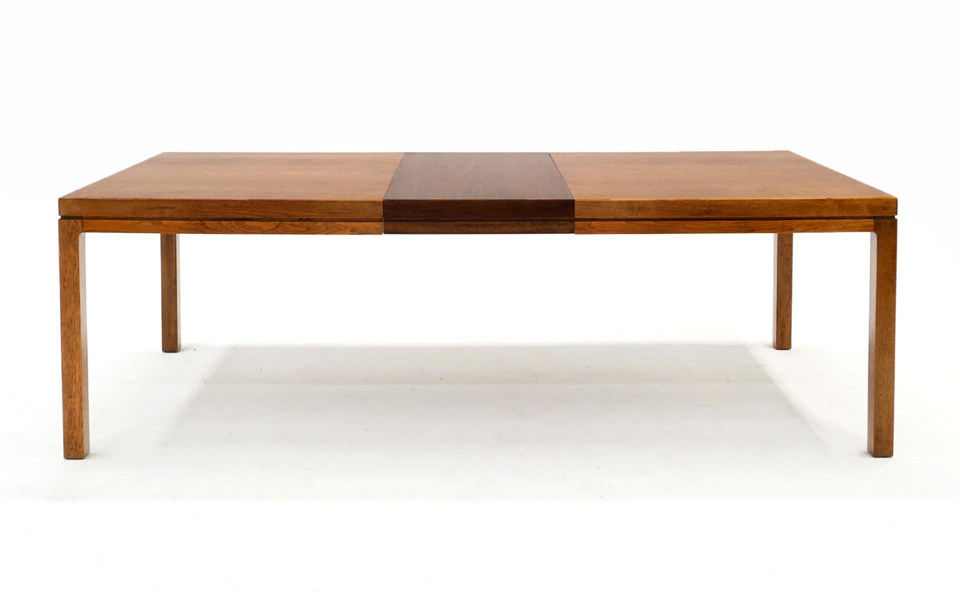 Dining Table by Edward Wormley for Dunbar, Rectangular Bleached Mahogany For Sale 2