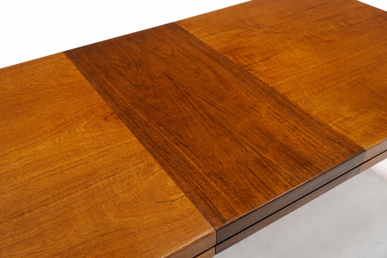 Dining Table by Edward Wormley for Dunbar, Rectangular Bleached Mahogany For Sale 3