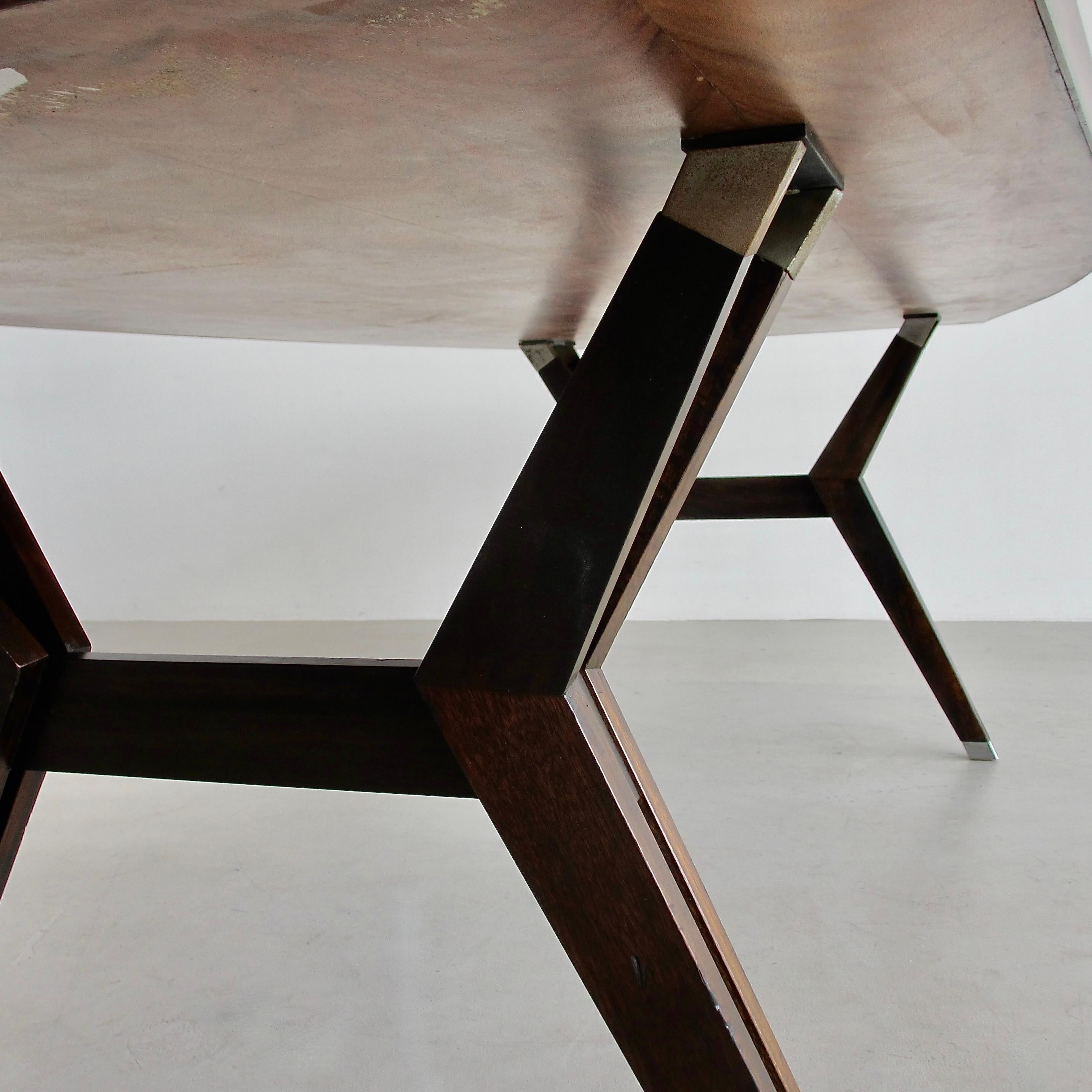 Italian Dining Table by Ennio Fazioli for MIM Roma, 1963 For Sale