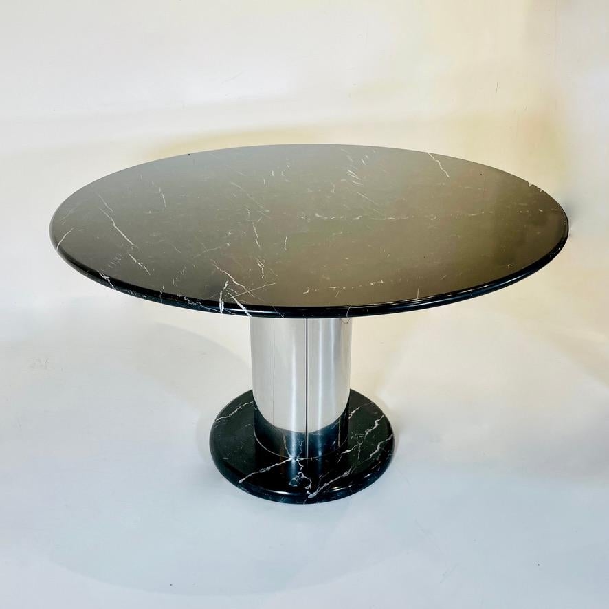 Marble Dining Table by Ettore Sottsass, Poltronova For Sale