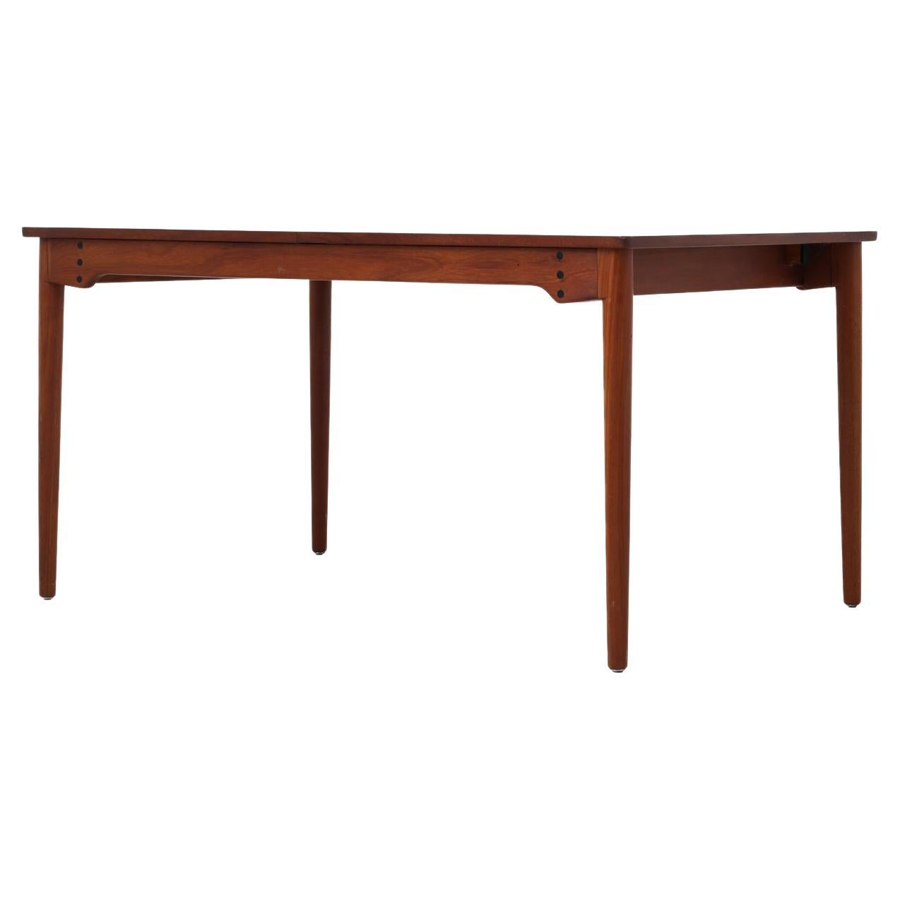 Dining Table by Finn Juhl BO 65 with Two Extensions Leaves For Sale