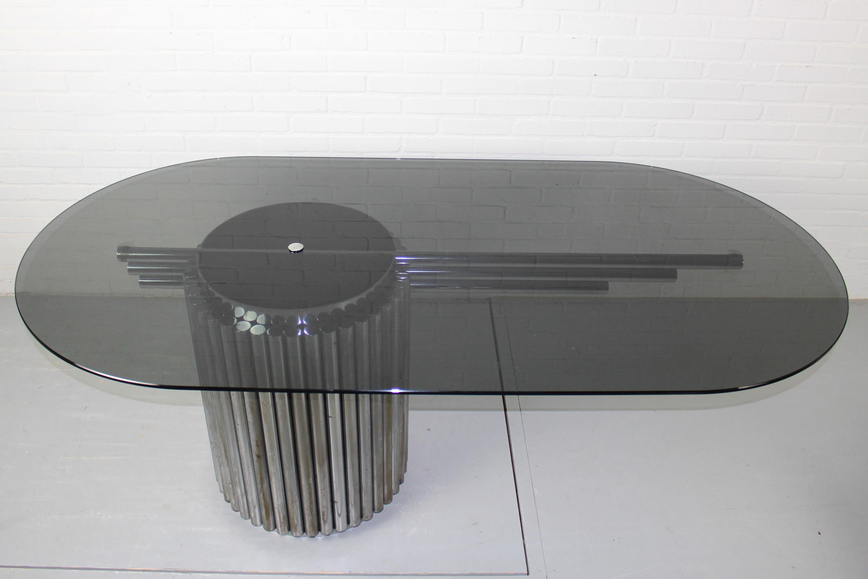 Dining Table by Gastone Rinaldi, Italy, 1970 In Good Condition In Appeltern, Gelderland