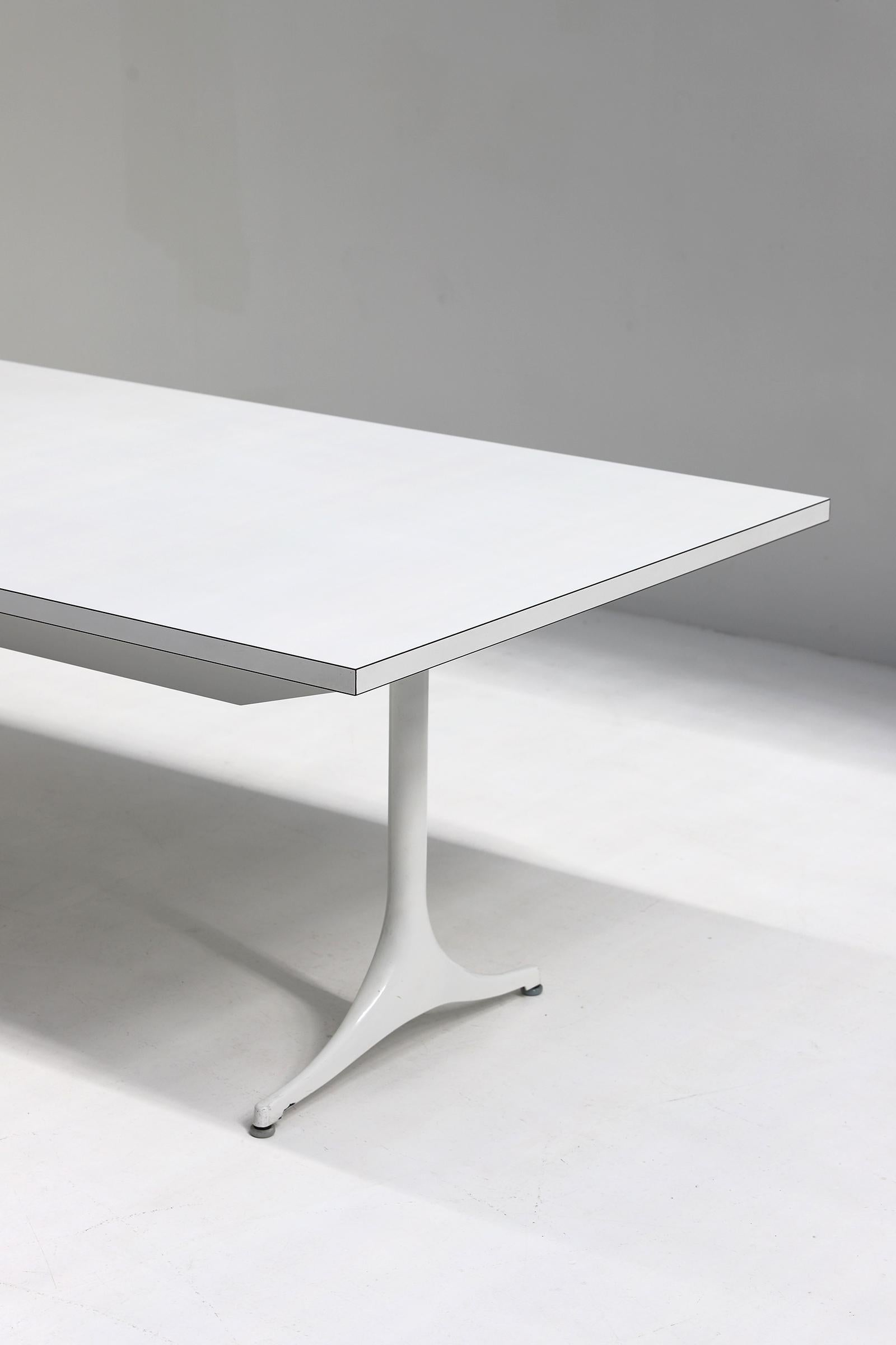 Dining table by George Nelson for Herman Miller F66  For Sale 1