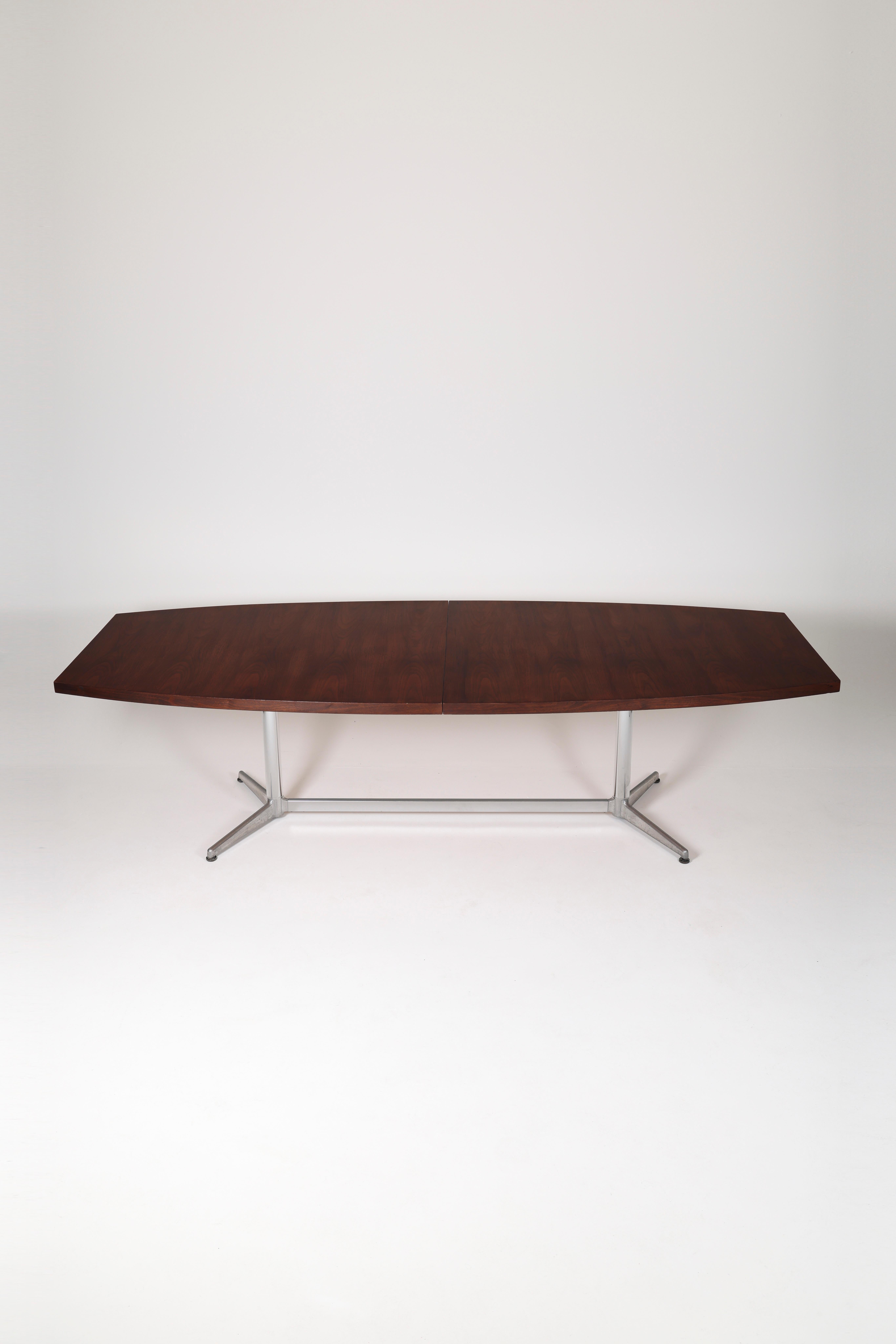 Dining table by Giancarlo Piretti In Good Condition For Sale In PARIS, FR