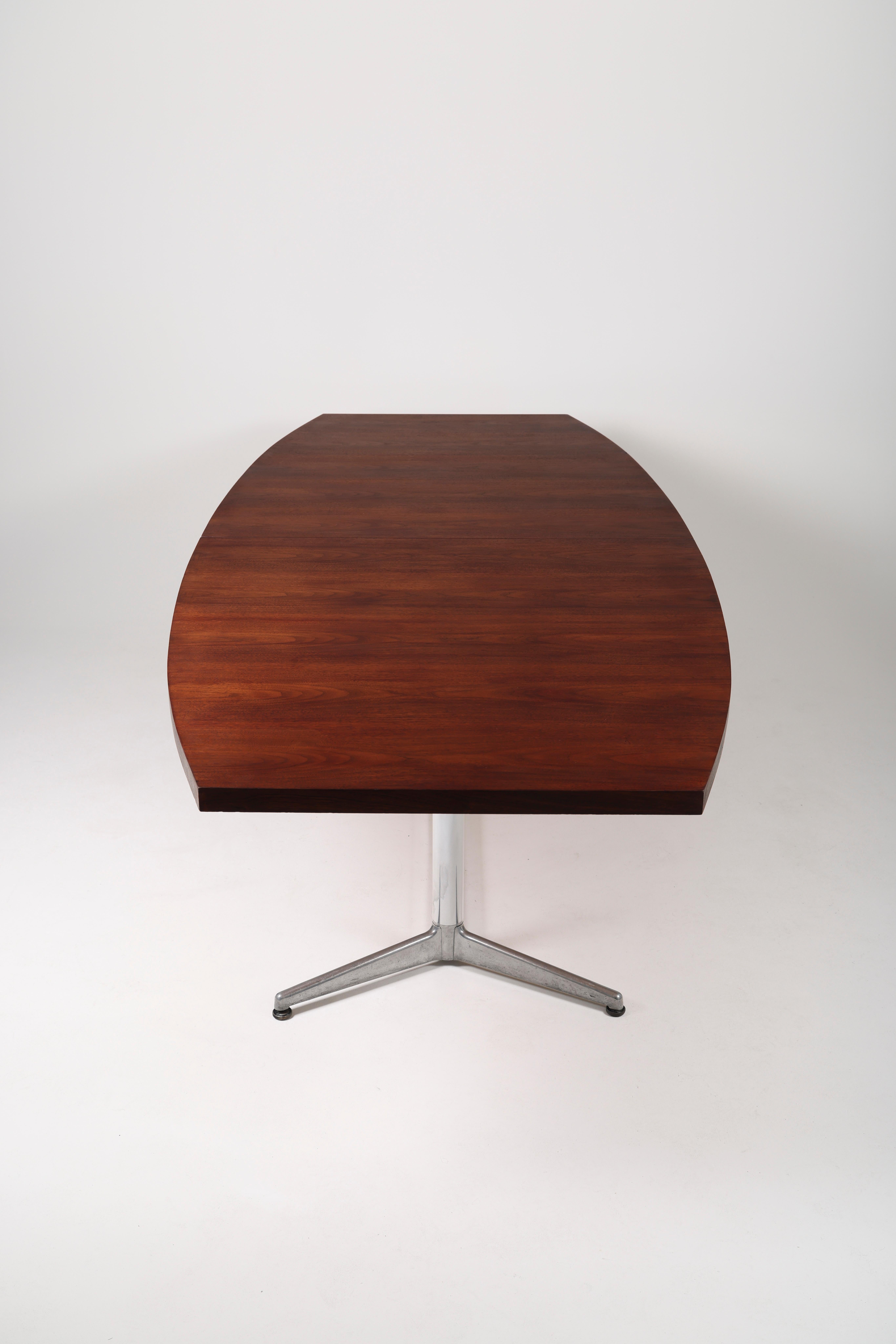 Rosewood Dining table by Giancarlo Piretti For Sale