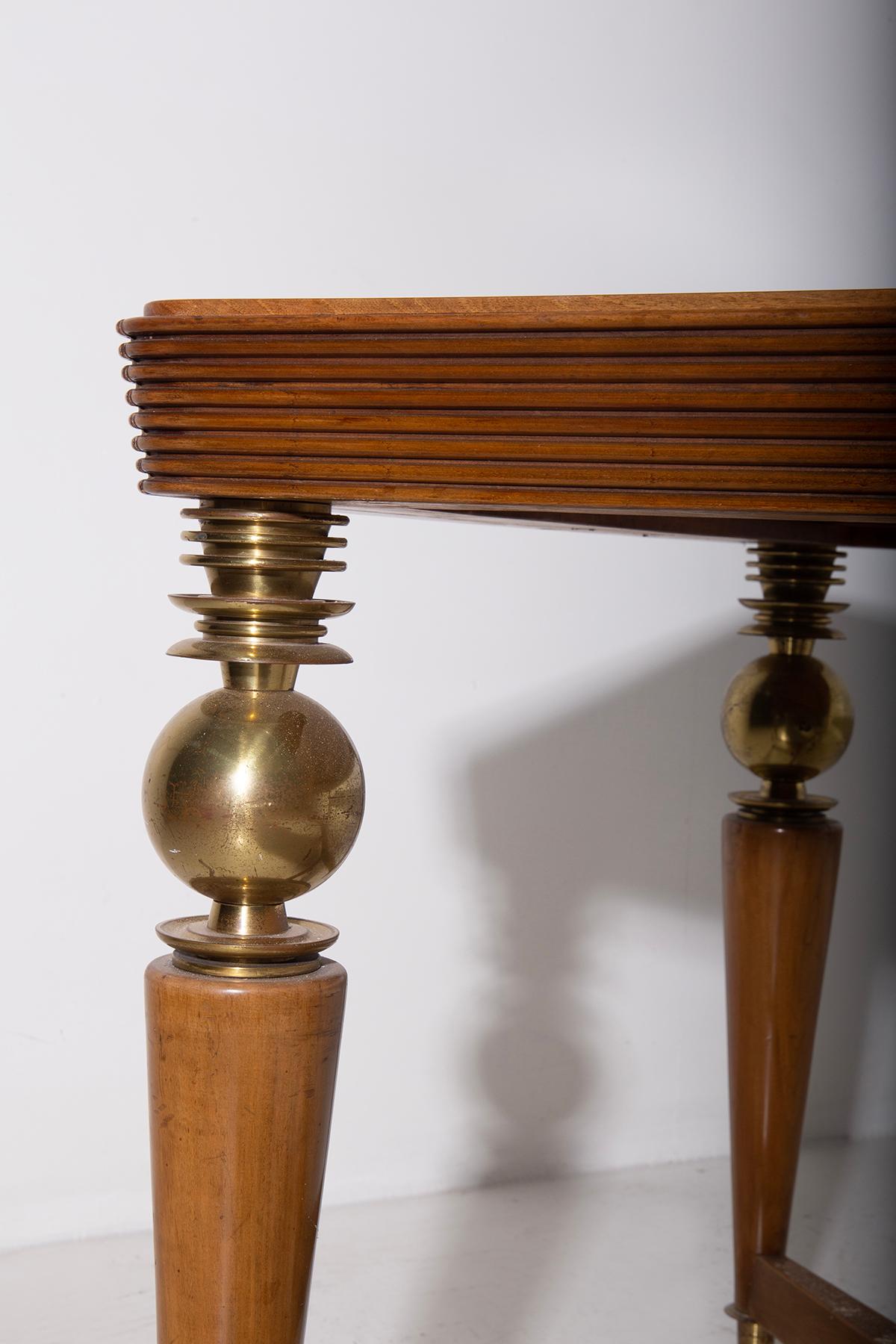 Mesa de comedor de Gio Ponti Producción en la IV trienal de Monza, certificada Art Decó en venta