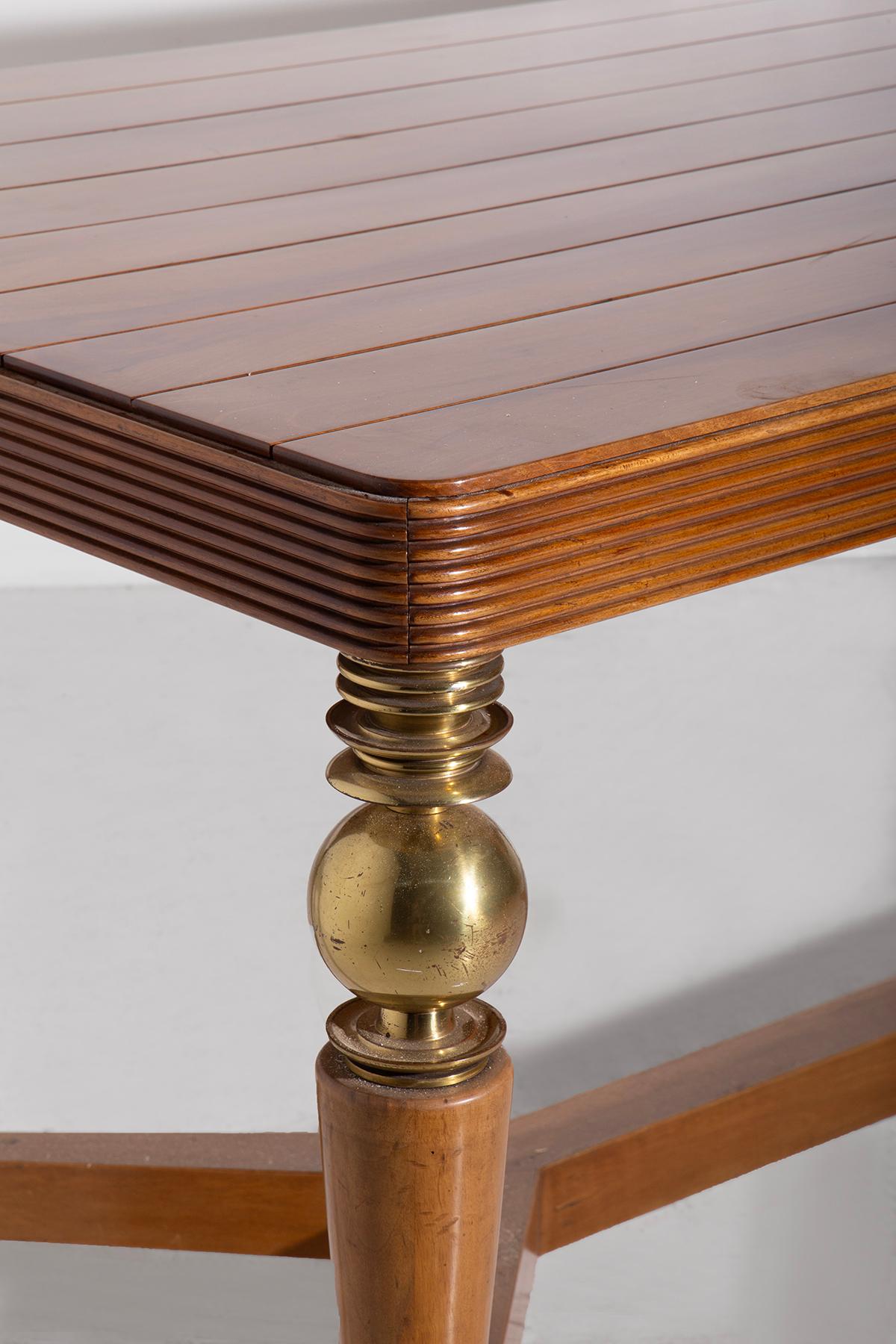 Mesa de comedor de Gio Ponti Producción en la IV trienal de Monza, certificada Mid-20th Century en venta