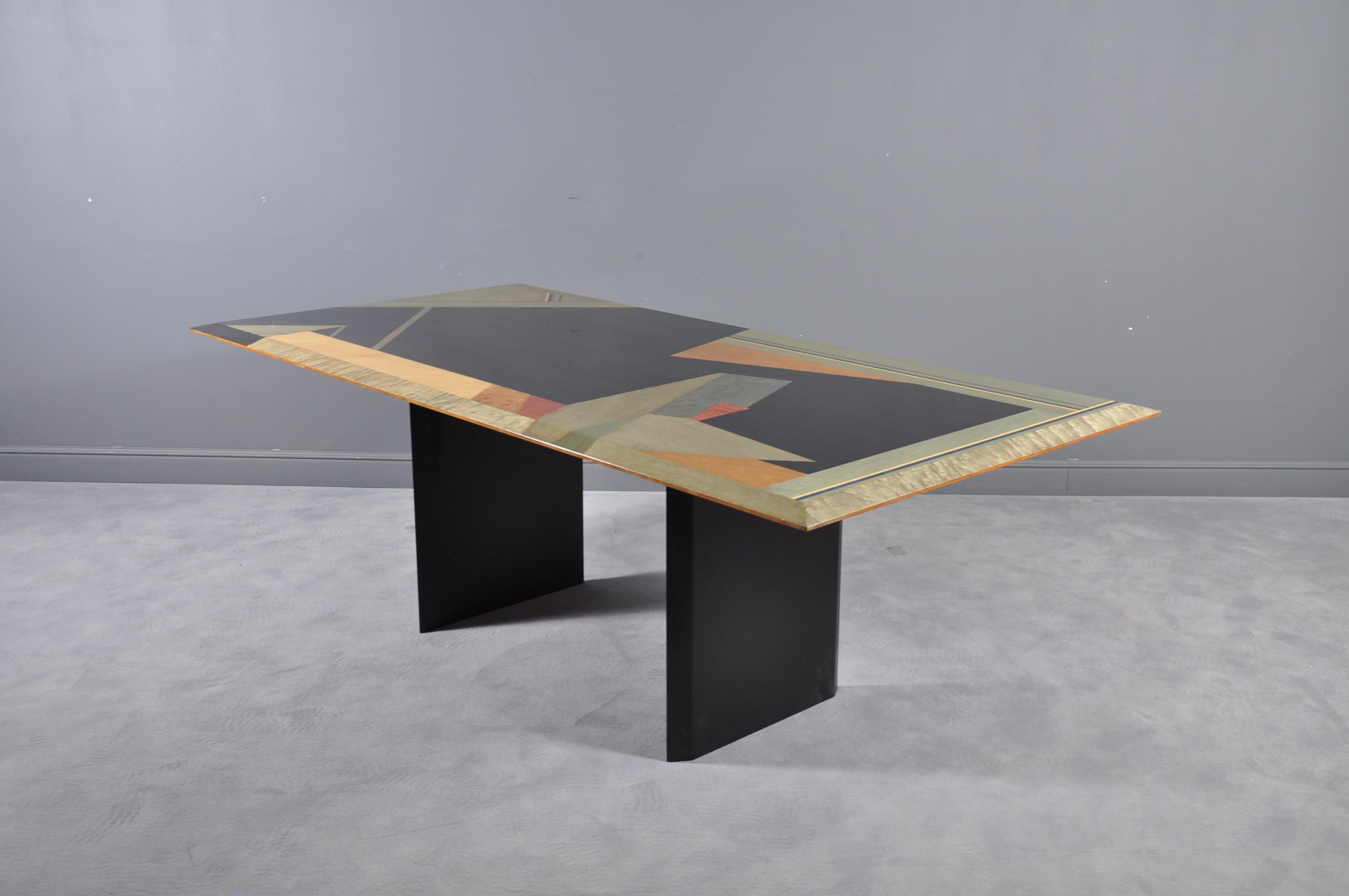 Dining Table by Giovanni Offredi for Saporiti, 1980s 10