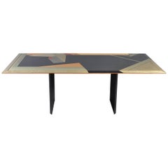 Dining Table by Giovanni Offredi for Saporiti, 1980s