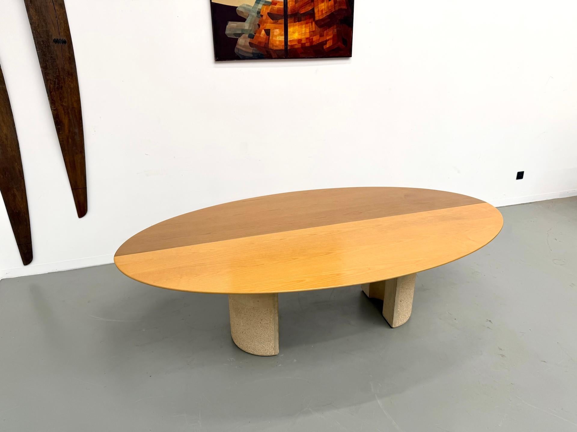 Mesa de comedor de Giovanni Offredi para Saporiti Italia, década de 1970. en venta 5