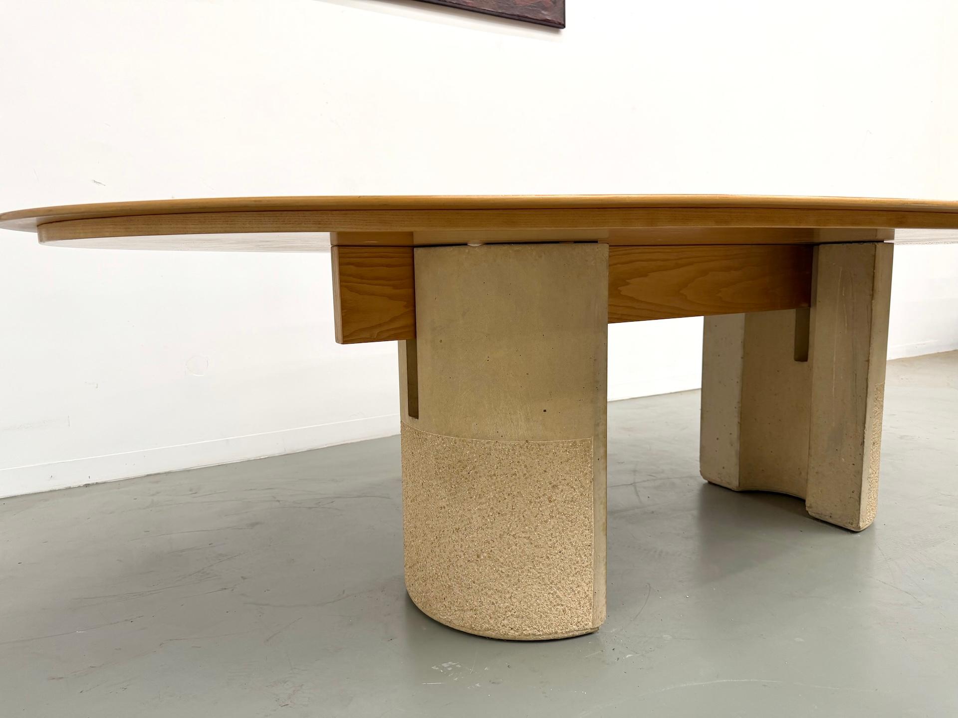 Mesa de comedor de Giovanni Offredi para Saporiti Italia, década de 1970. en venta 6