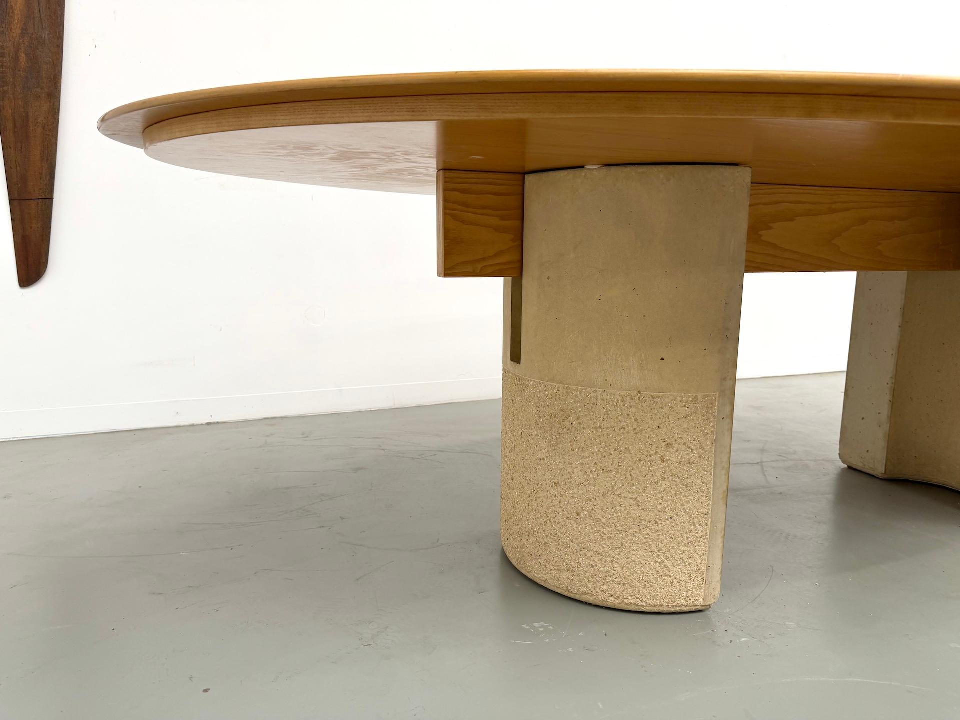 Mesa de comedor de Giovanni Offredi para Saporiti Italia, década de 1970. en venta 7