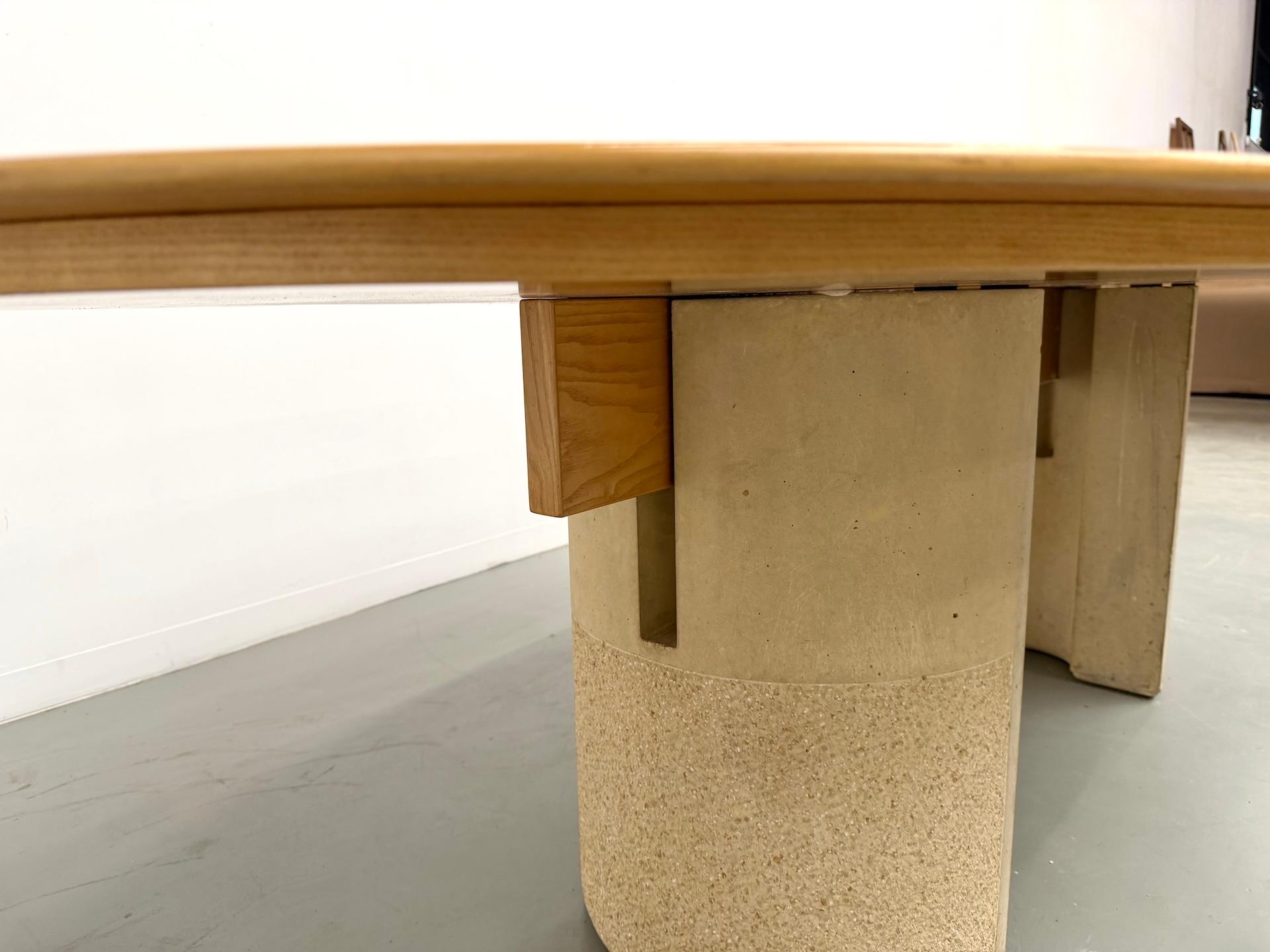 Mesa de comedor de Giovanni Offredi para Saporiti Italia, década de 1970. en venta 8