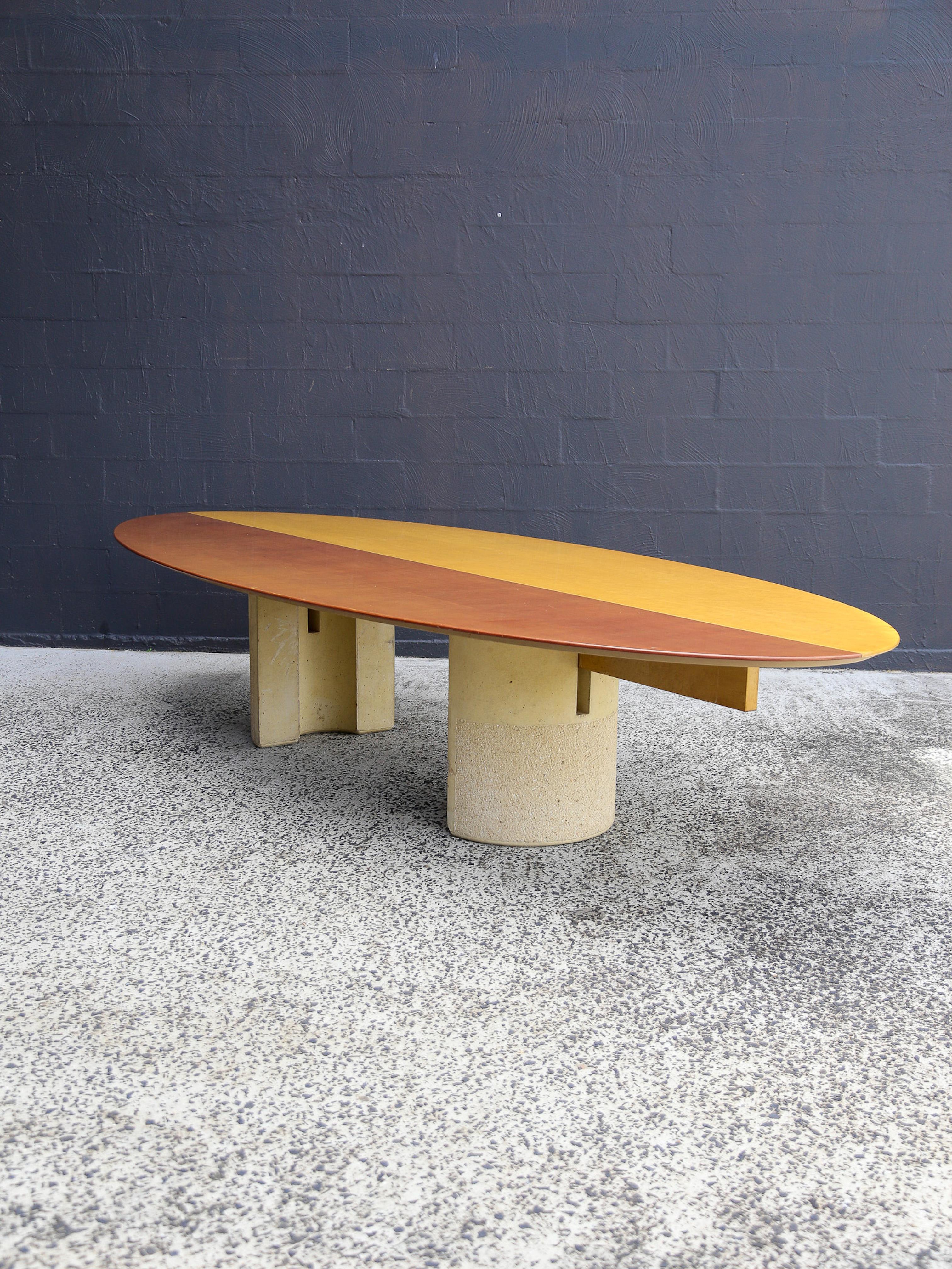 Mid-Century Modern Dining Table by Giovanni Offredi for Saporiti Italia 1970s For Sale