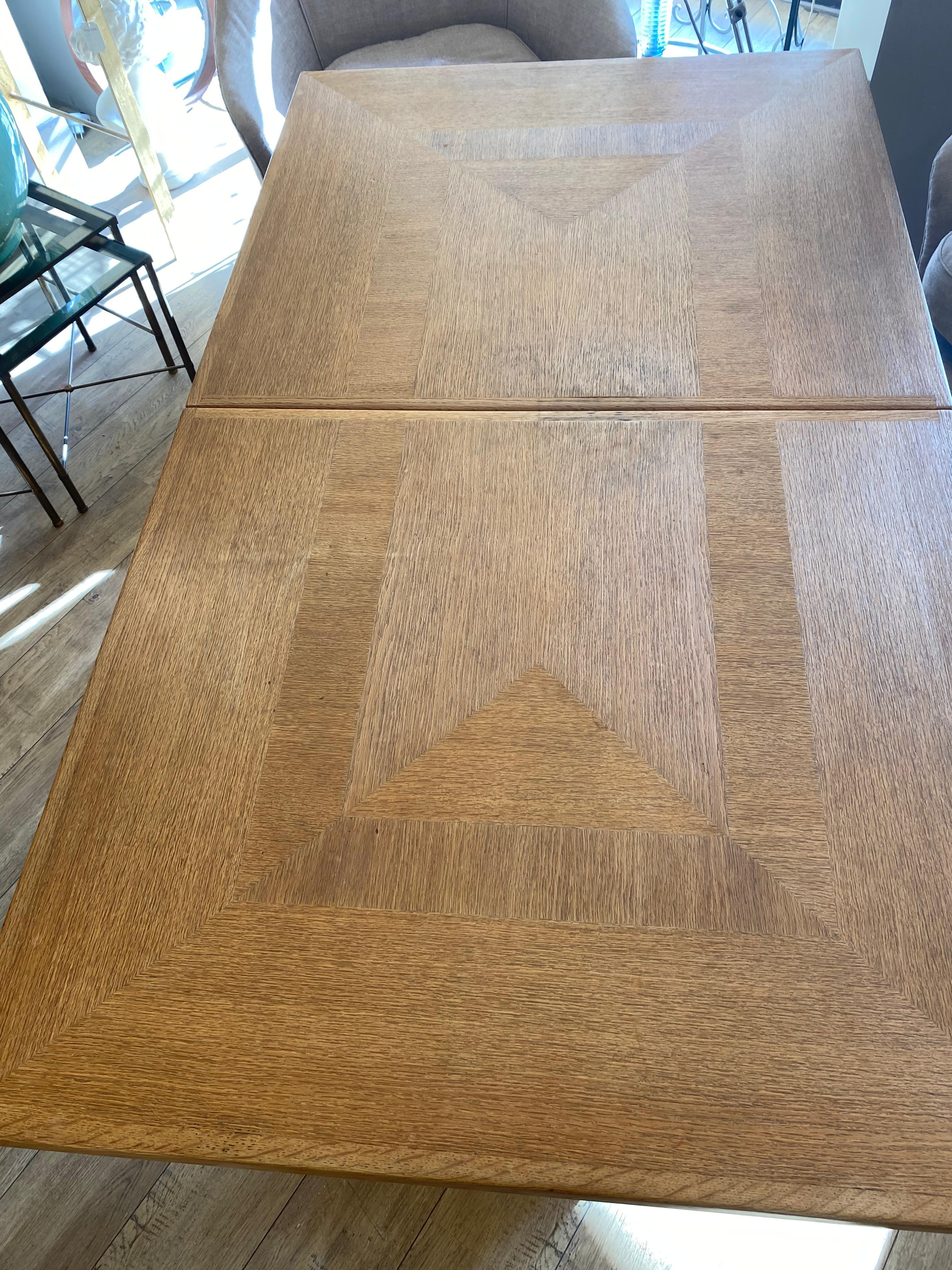 Mid-20th Century Dining table by Guillerme and Chambron, 1960, France For Sale