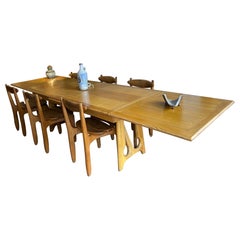 Dining Table by Guillerme & Chambron, Circa 1960's, France