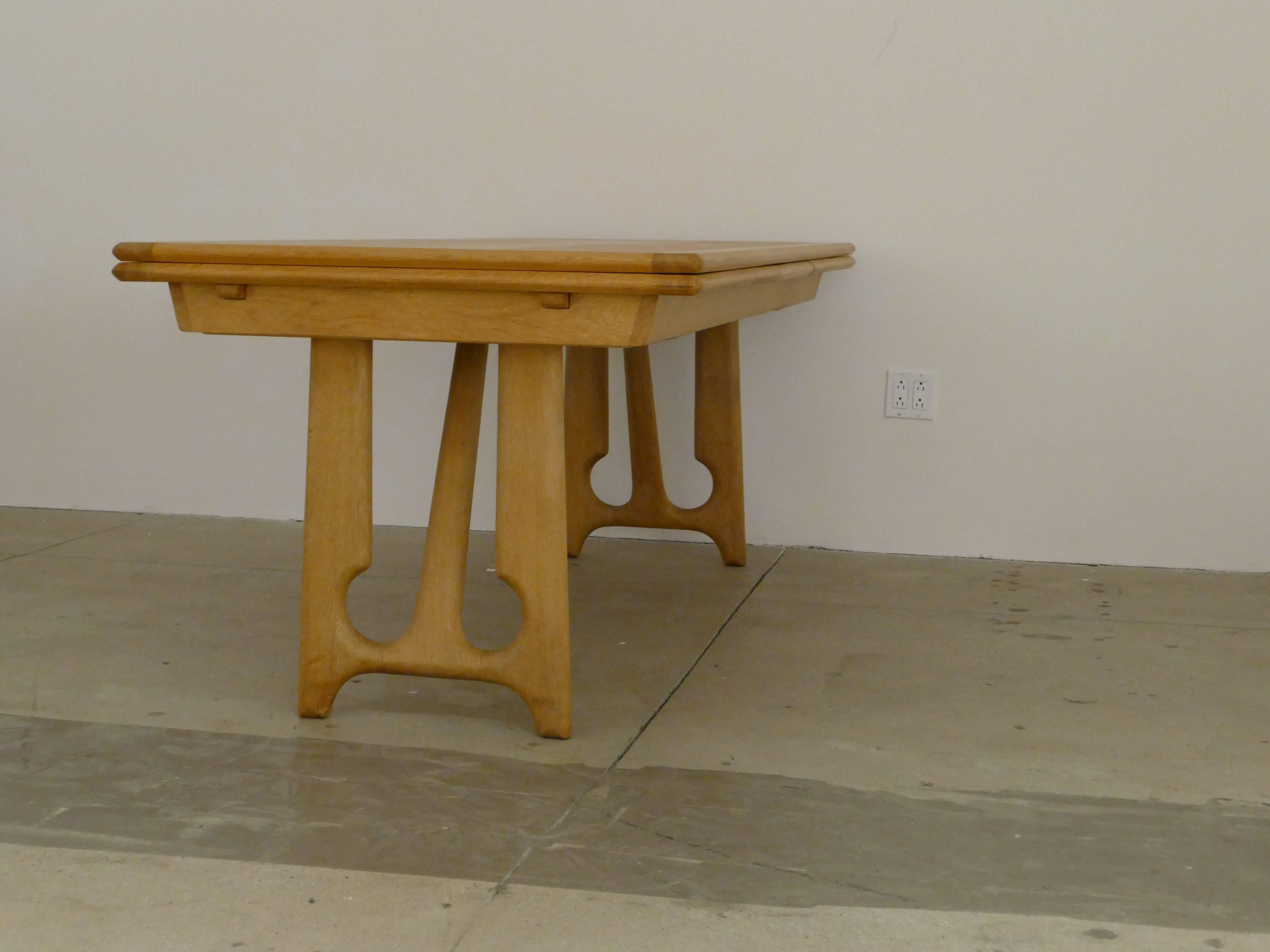 Mid-20th Century Dining Table by Guillerme et Chambron, 