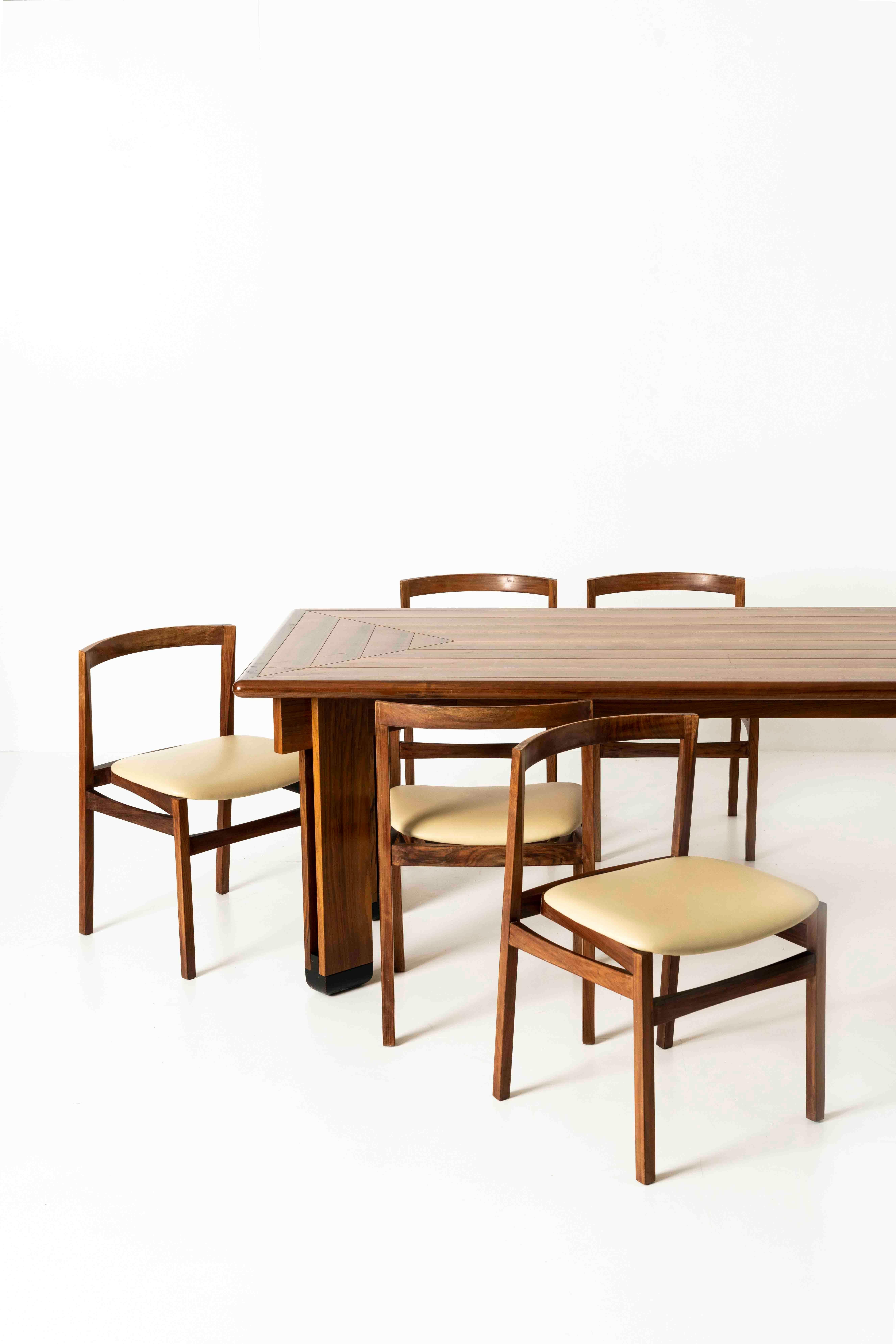 Dining Table by Ico Parisi for Brugnoli Mobili Cantù, Italy, 1950s In Fair Condition For Sale In Hellouw, NL