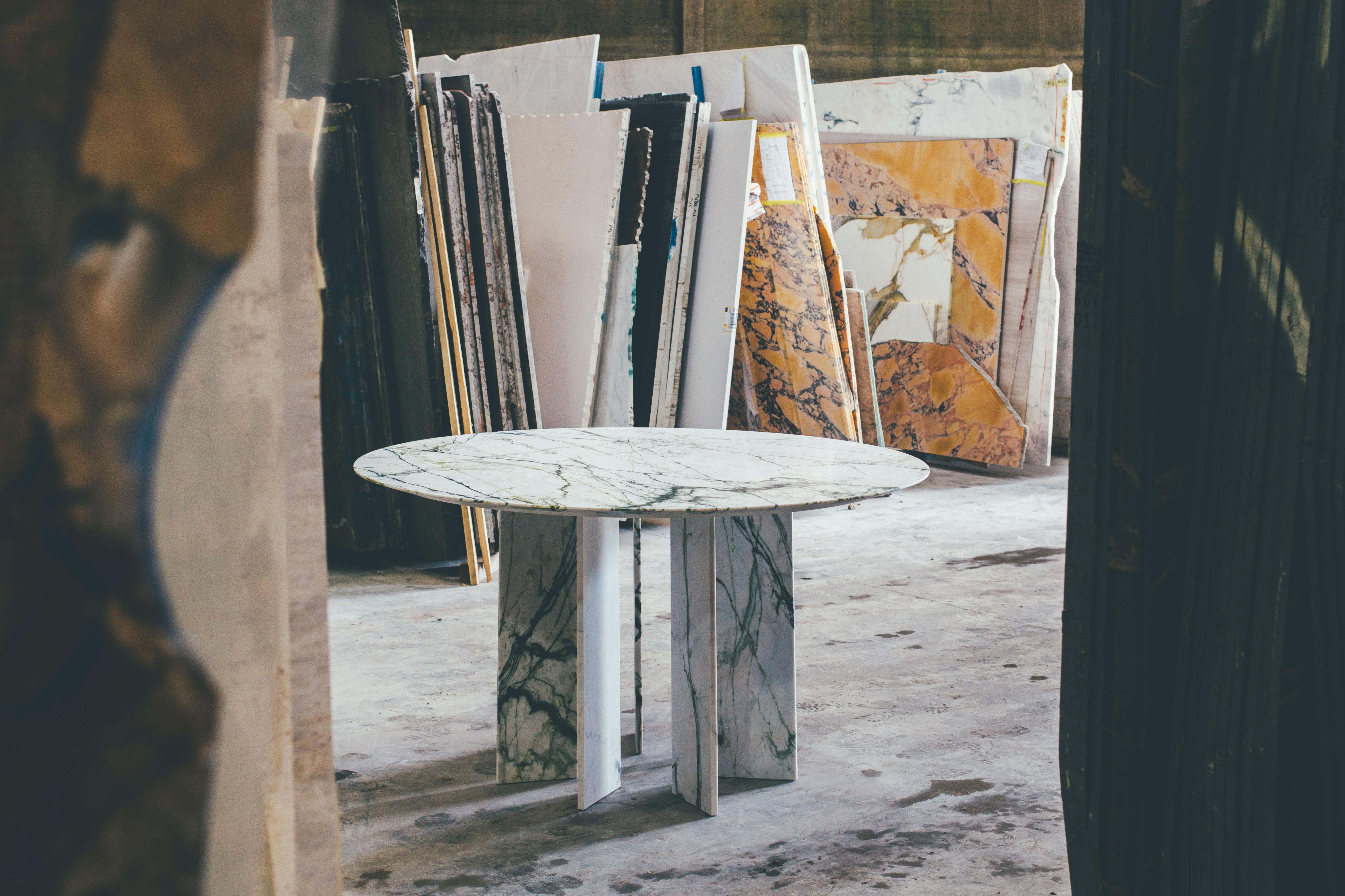 Laiton Table de salle à manger par Jeroen Thys Van Den Audenaerde en vente