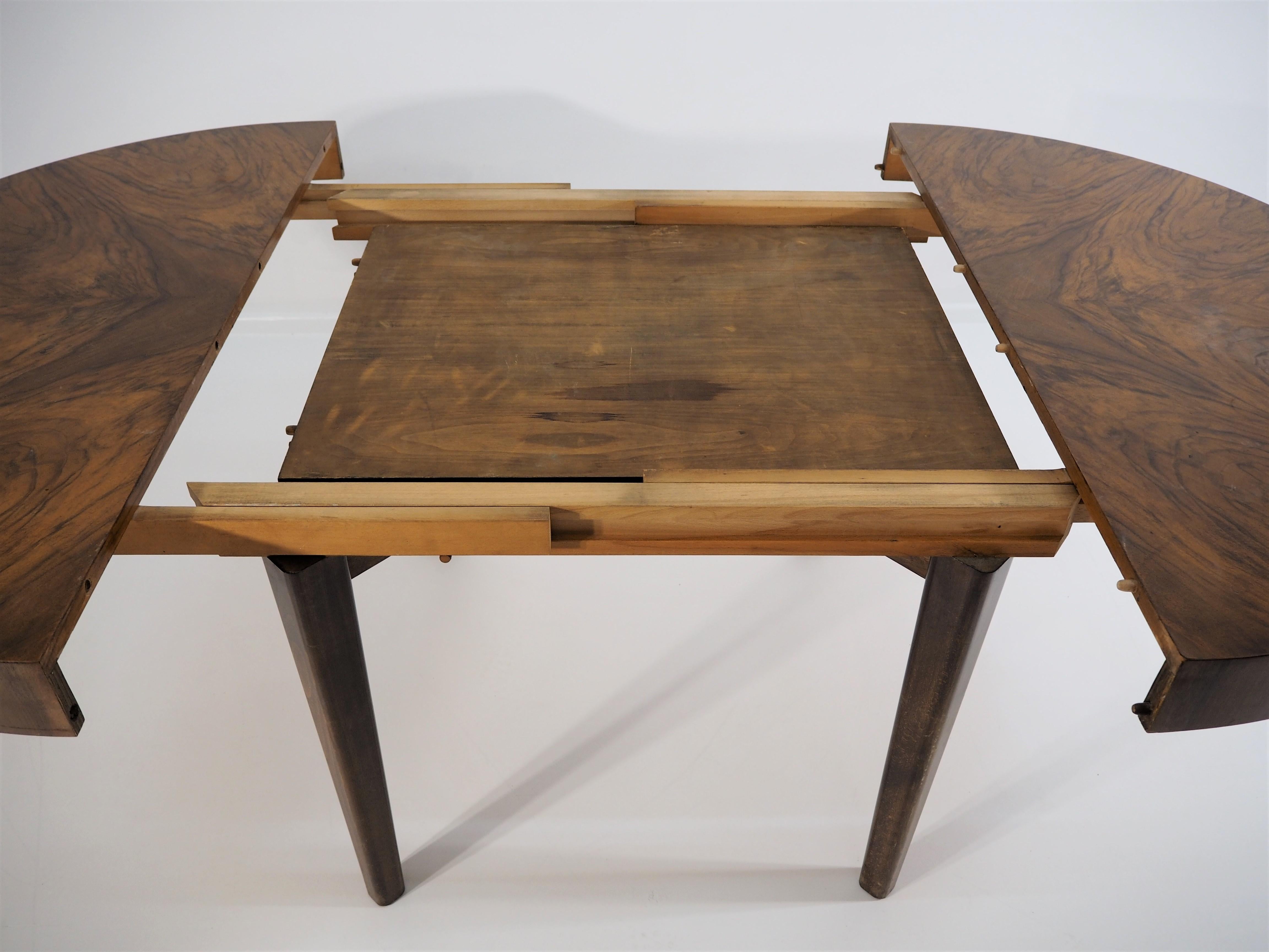 Dining Table by Jindřich Halabala, 1950s For Sale 2
