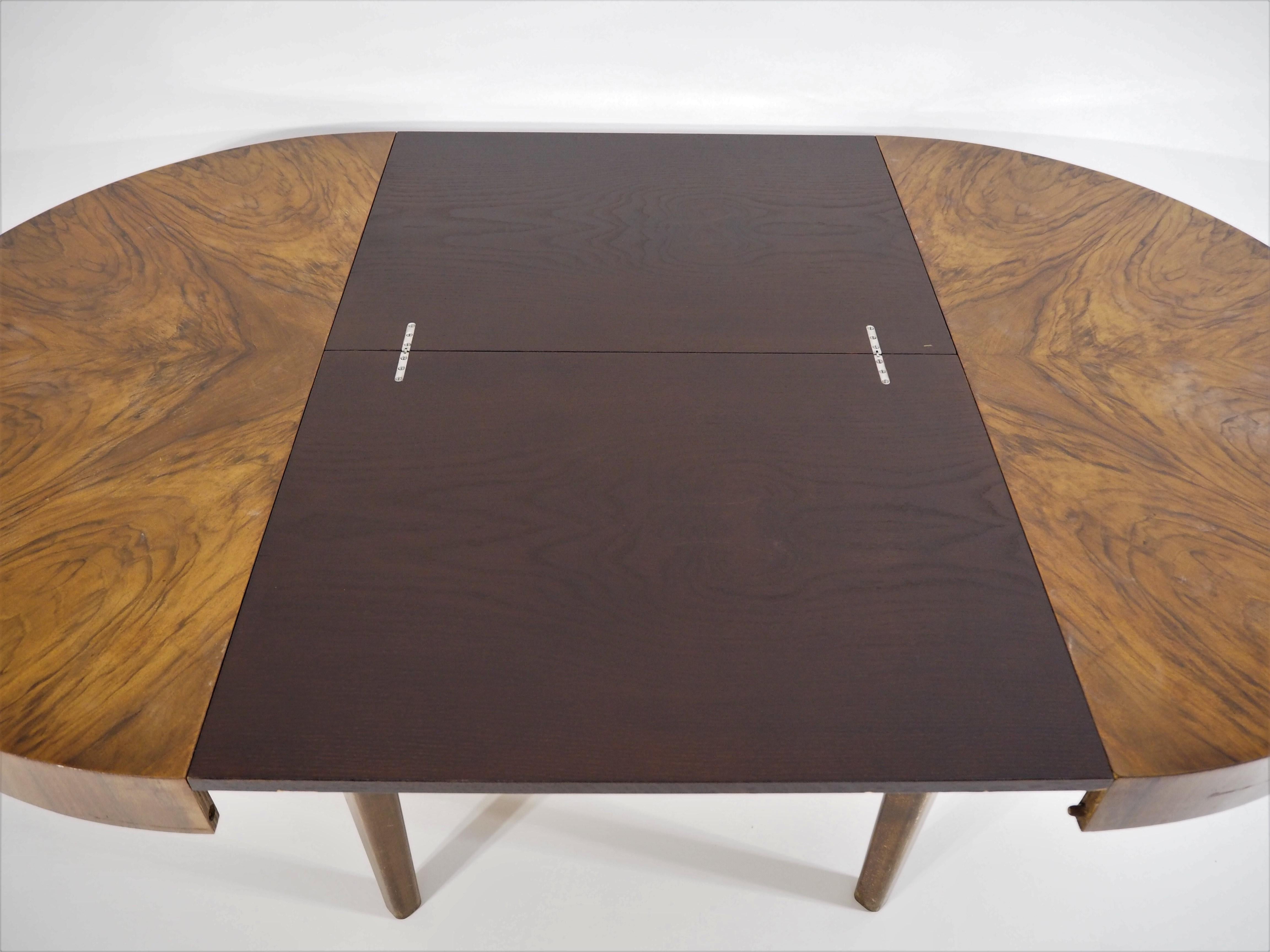 Mid-20th Century Dining Table by Jindřich Halabala, 1950s For Sale