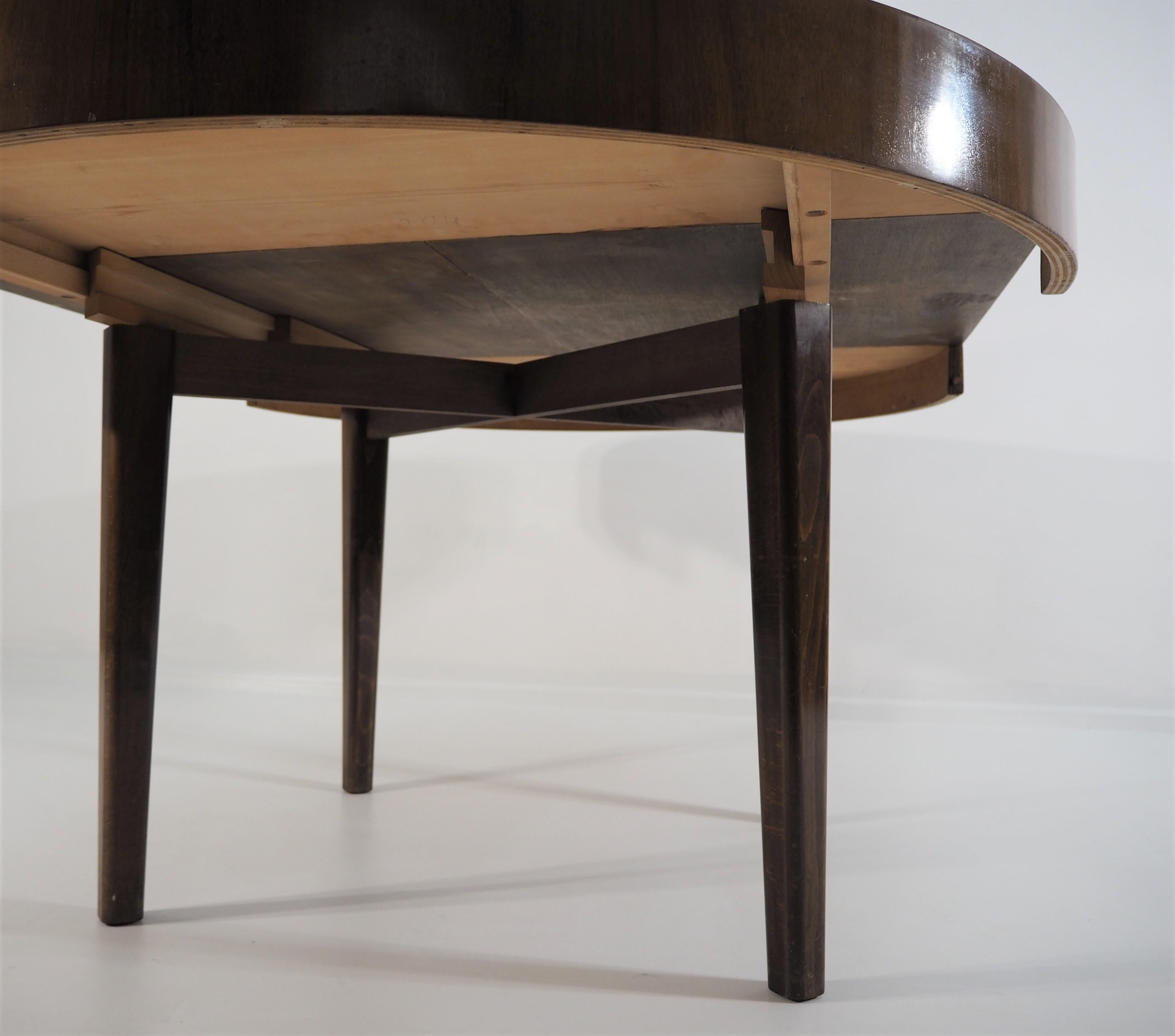 Dining Table by Jindřich Halabala, 1950s For Sale 1