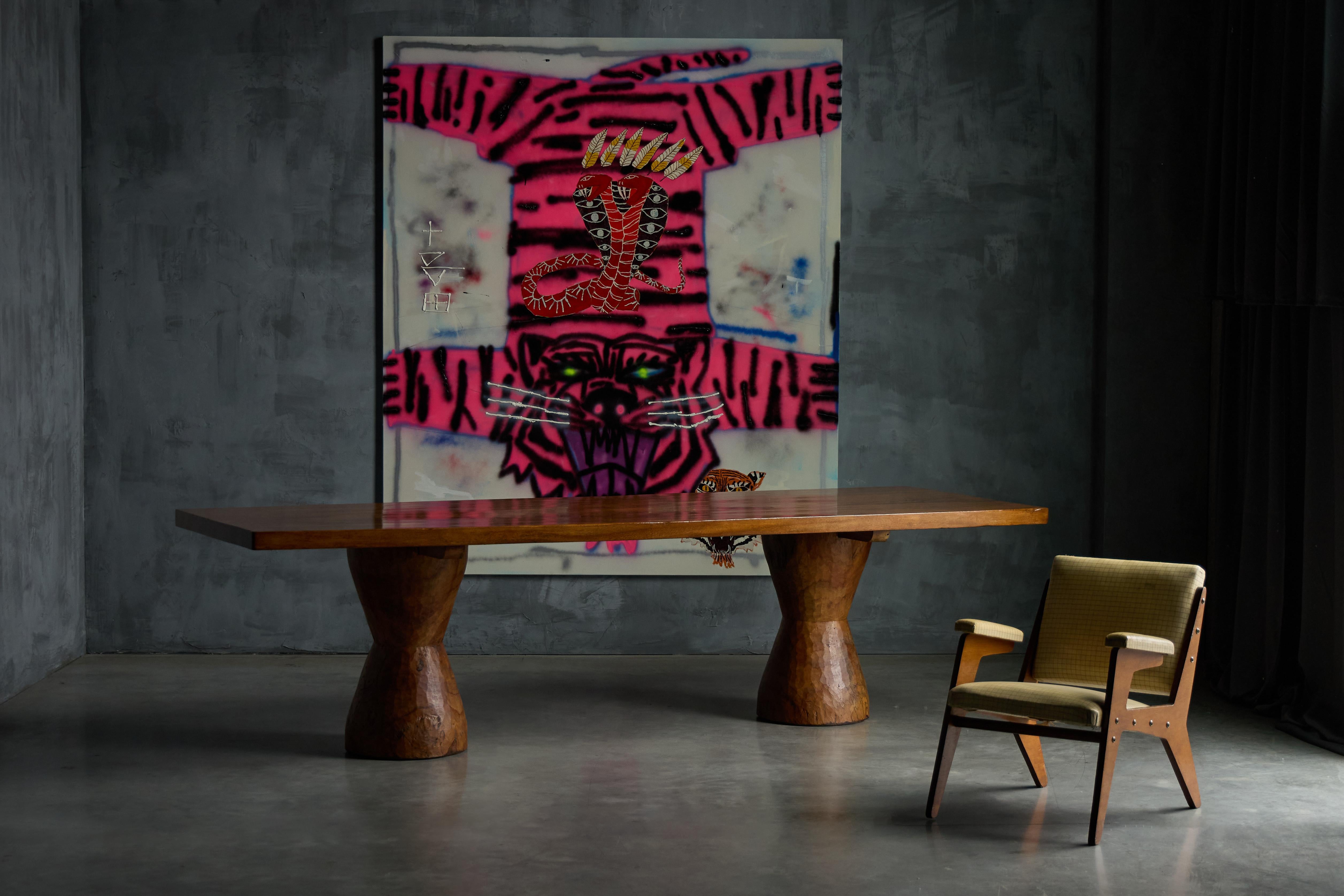 Mesa de comedor Atribuida a José Zanine Caldas, Brasil, años 70 en venta 5
