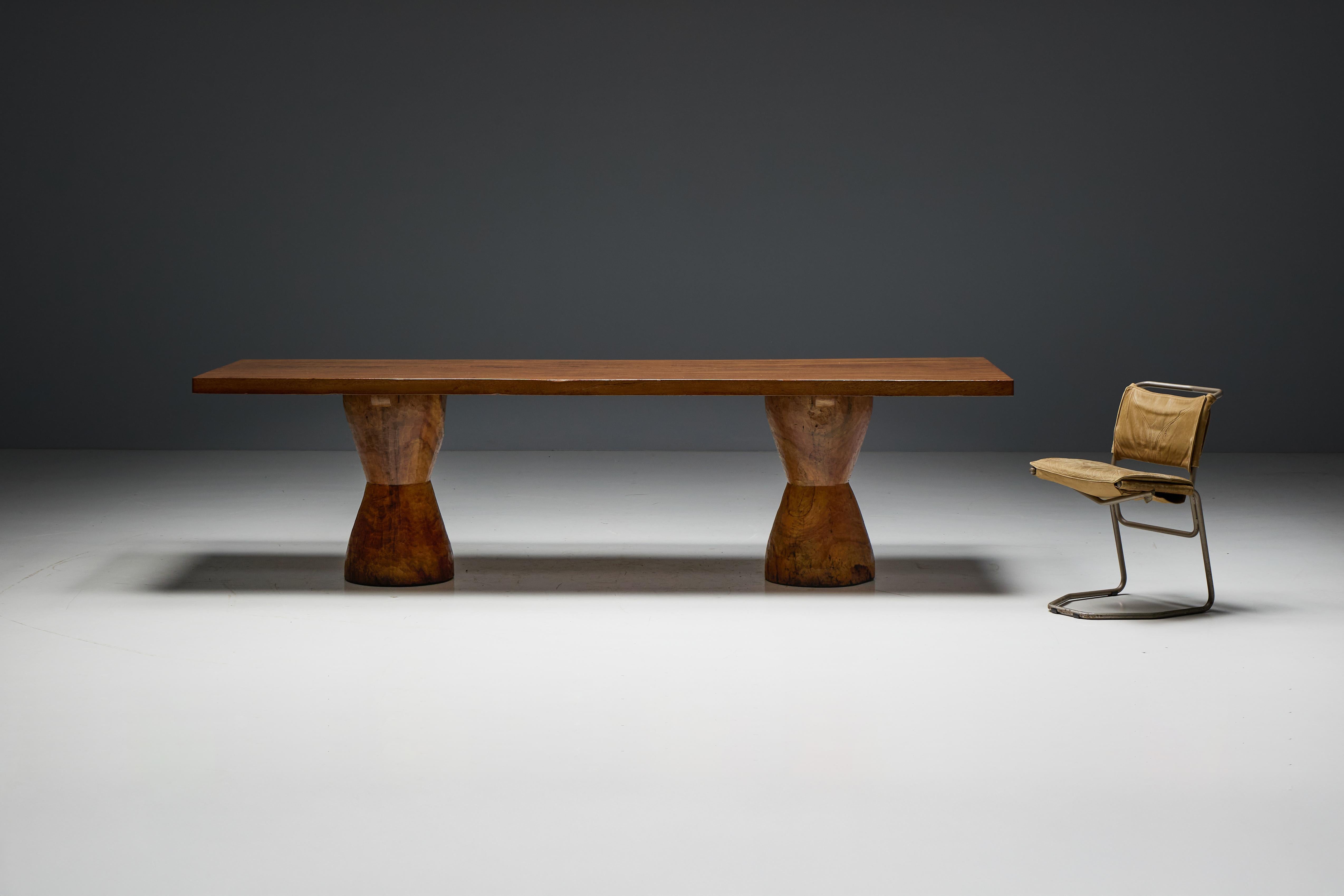 Mesa de comedor Atribuida a José Zanine Caldas, Brasil, años 70 en venta 12