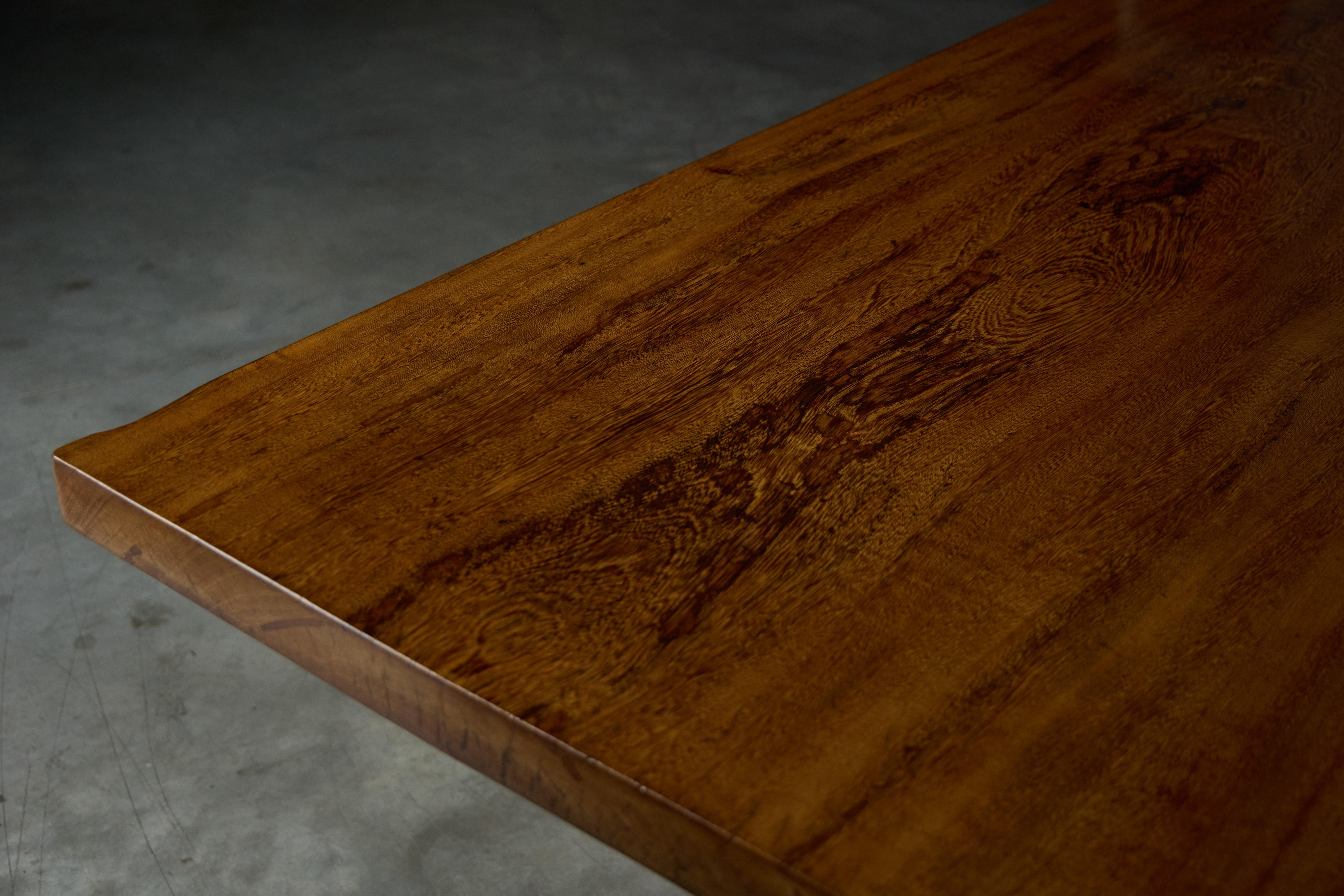Mesa de comedor Atribuida a José Zanine Caldas, Brasil, años 70 Madera en venta