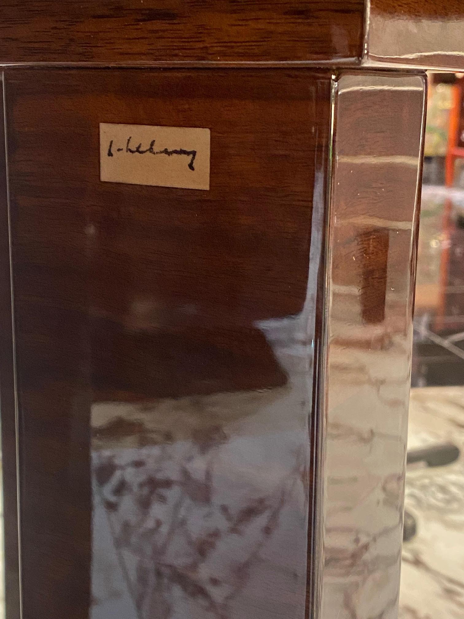 Mesa de comedor Art Déco de palisandro de Jules Leleu, años 30 Art Decó en venta