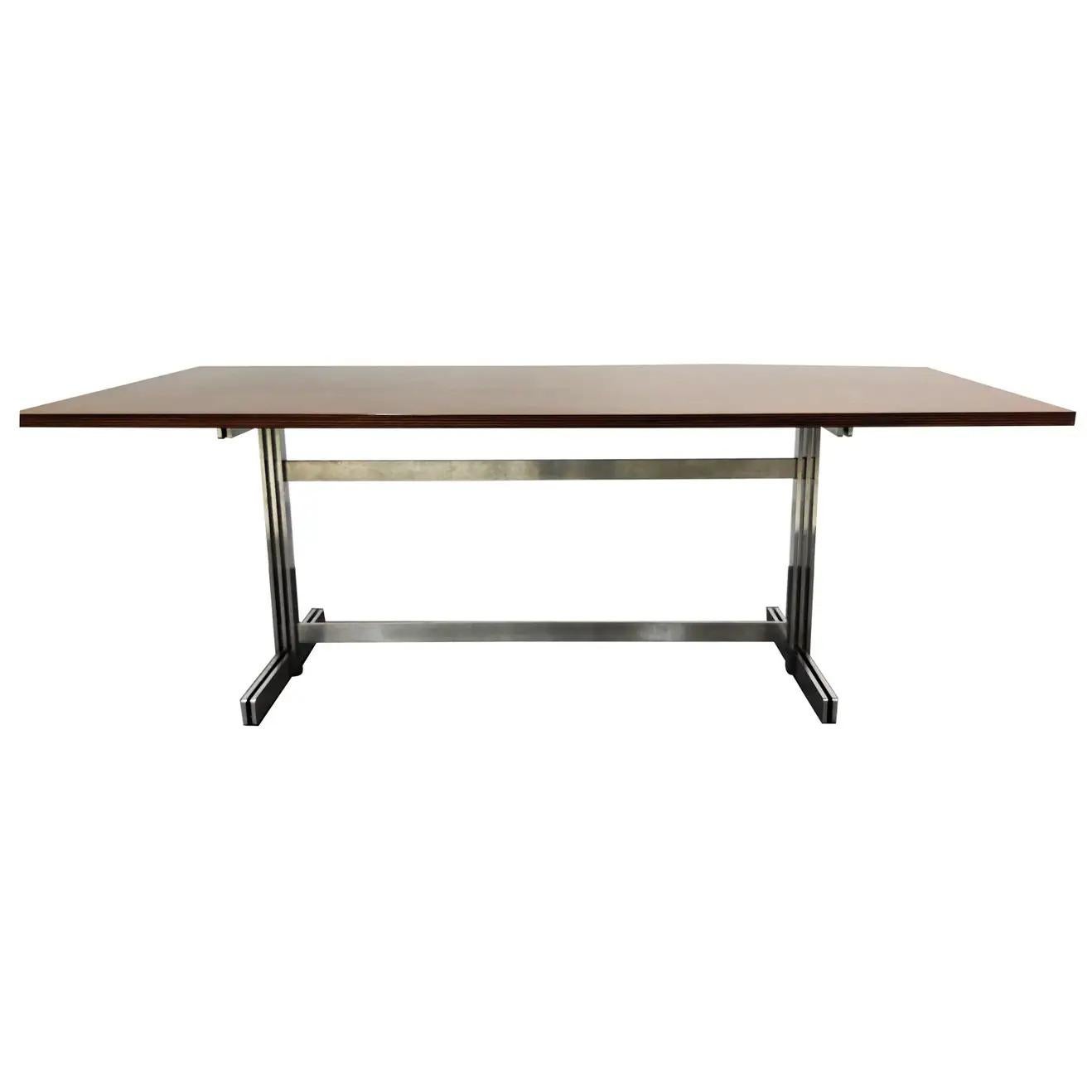 Post-Modern Dining Table by Jules Wabbes for Mobilier Universel, 1960s For Sale