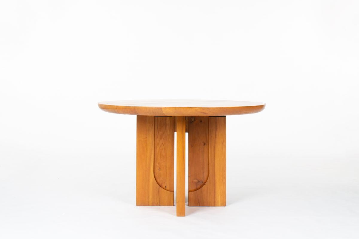 Runder Esstisch von Luigi Gorgoni für Roche Bobois aus den 80er Jahren
Alles in Ulme
Schönes Design
( keine Erweiterung)