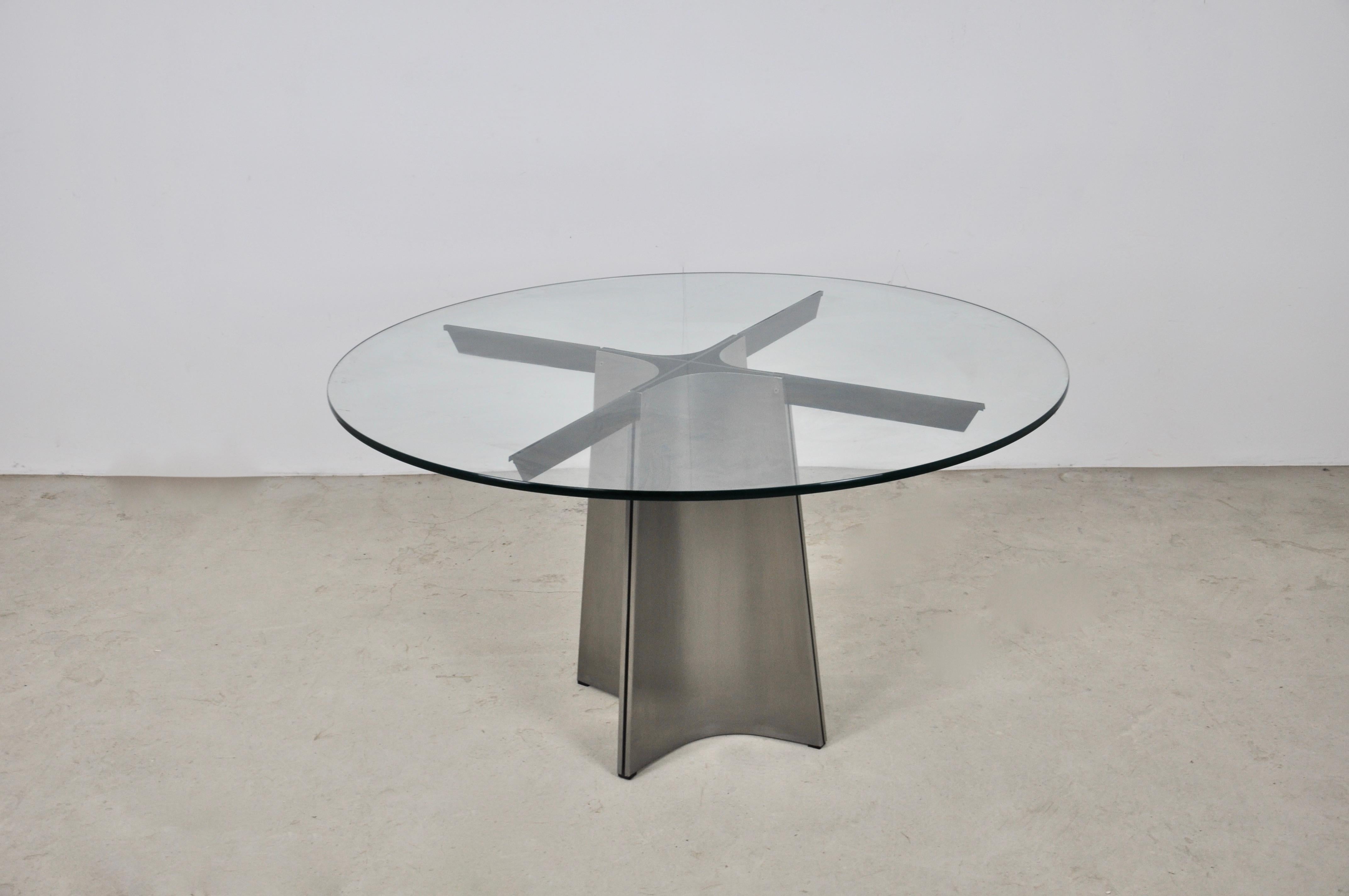 Mid-Century Modern Dining Table by Luigi Saccardo for Armet, 1970s