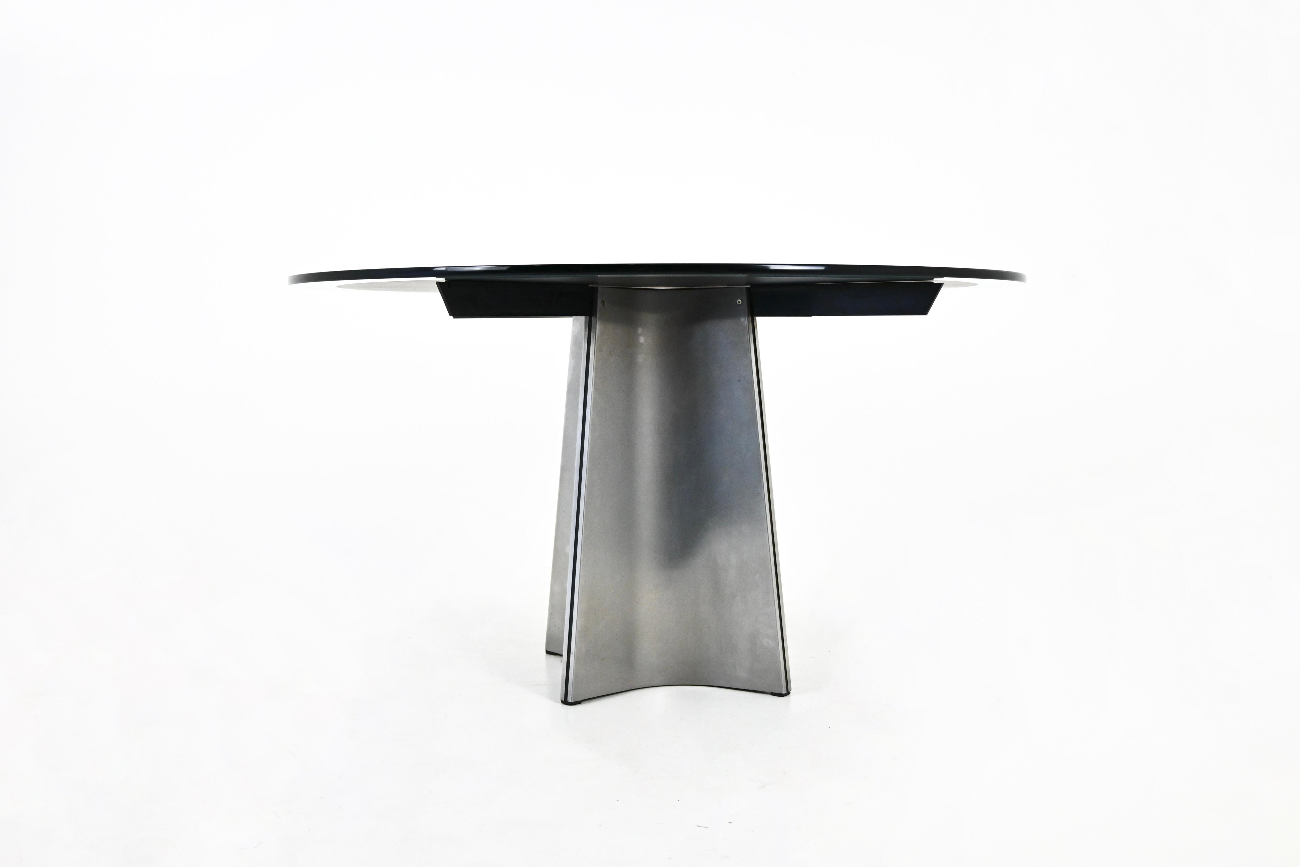 Mid-Century Modern Table de salle à manger Luigi Saccardo pour Armet, 1970 en vente