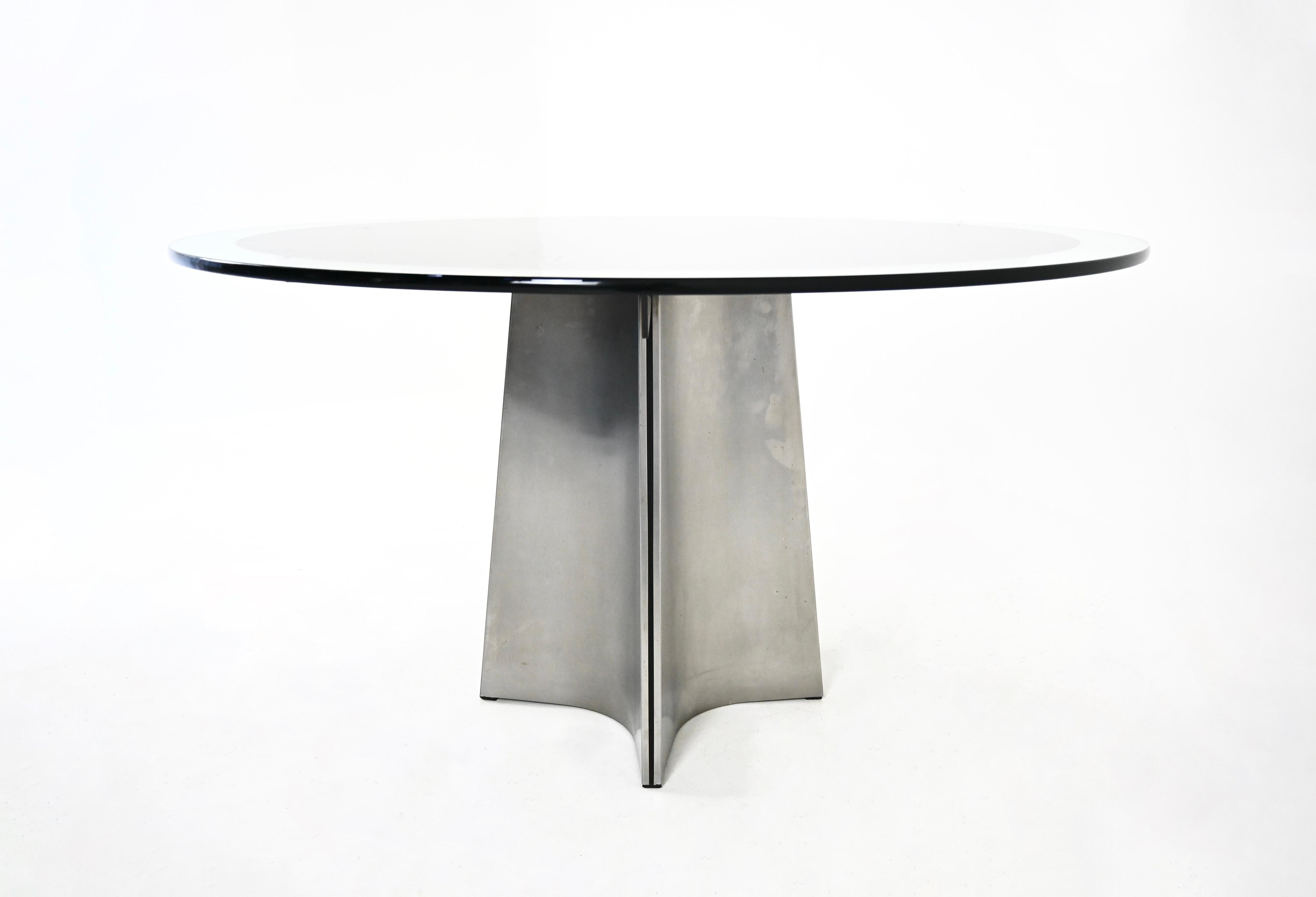 Fin du 20e siècle Table de salle à manger Luigi Saccardo pour Armet, 1970 en vente